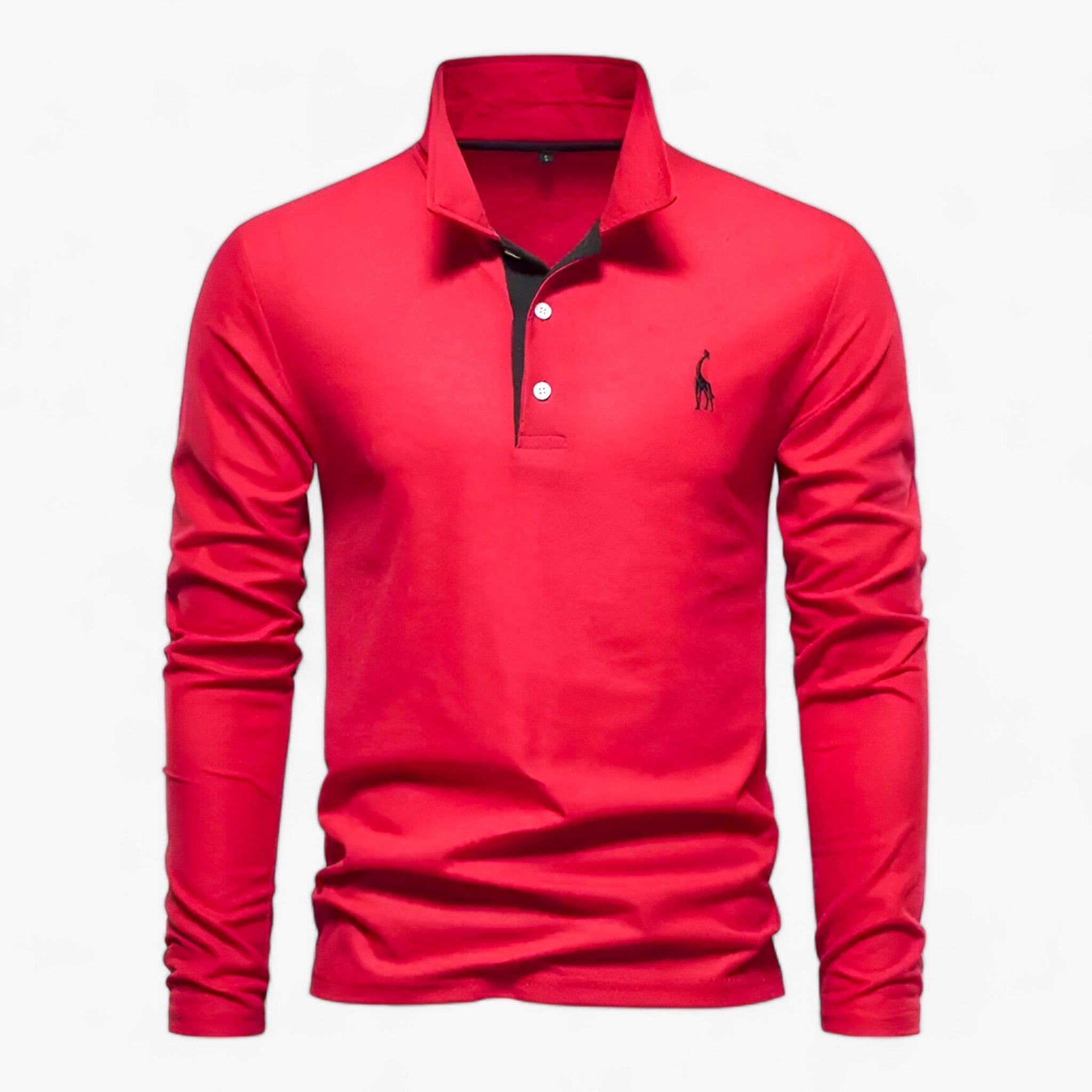 Ethan | Broderet Poloshirt - Perfekt til afslappede og formelle lejligheder - Khaki - men's fashion - {{ product_tags }