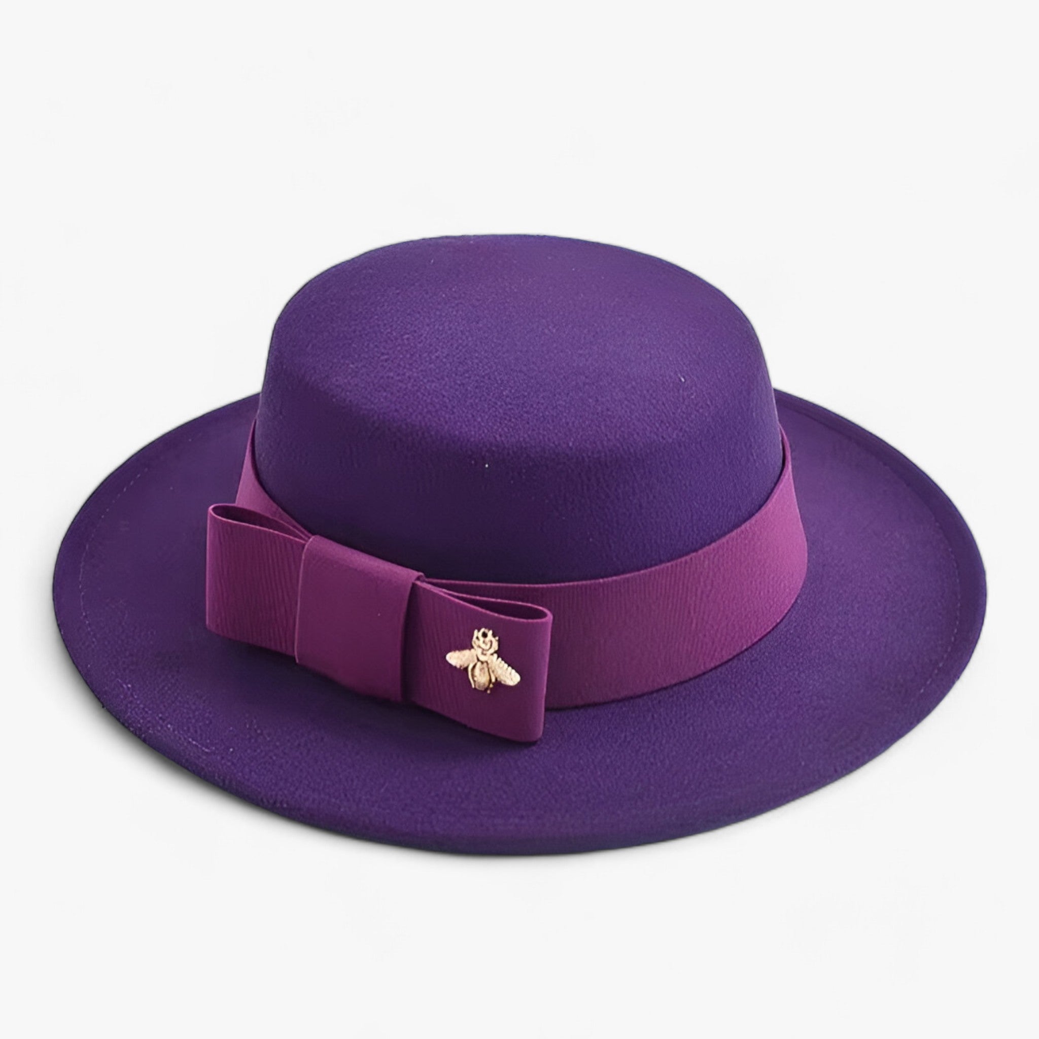Ambra | Fedorahat til kvinder - elegant og moderigtig til formelle lejligheder - Lilla - women's fashion - {{ product_tags }