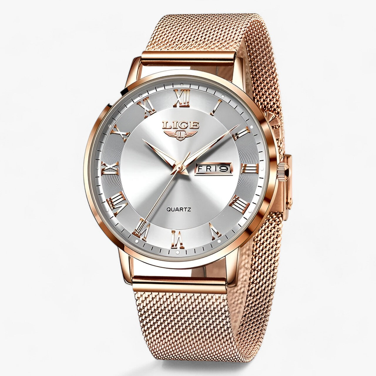 LINA - Stål-Mesh Ur - Raffineret tidsmåler til daglig brug - - watches - {{ product_tags }
