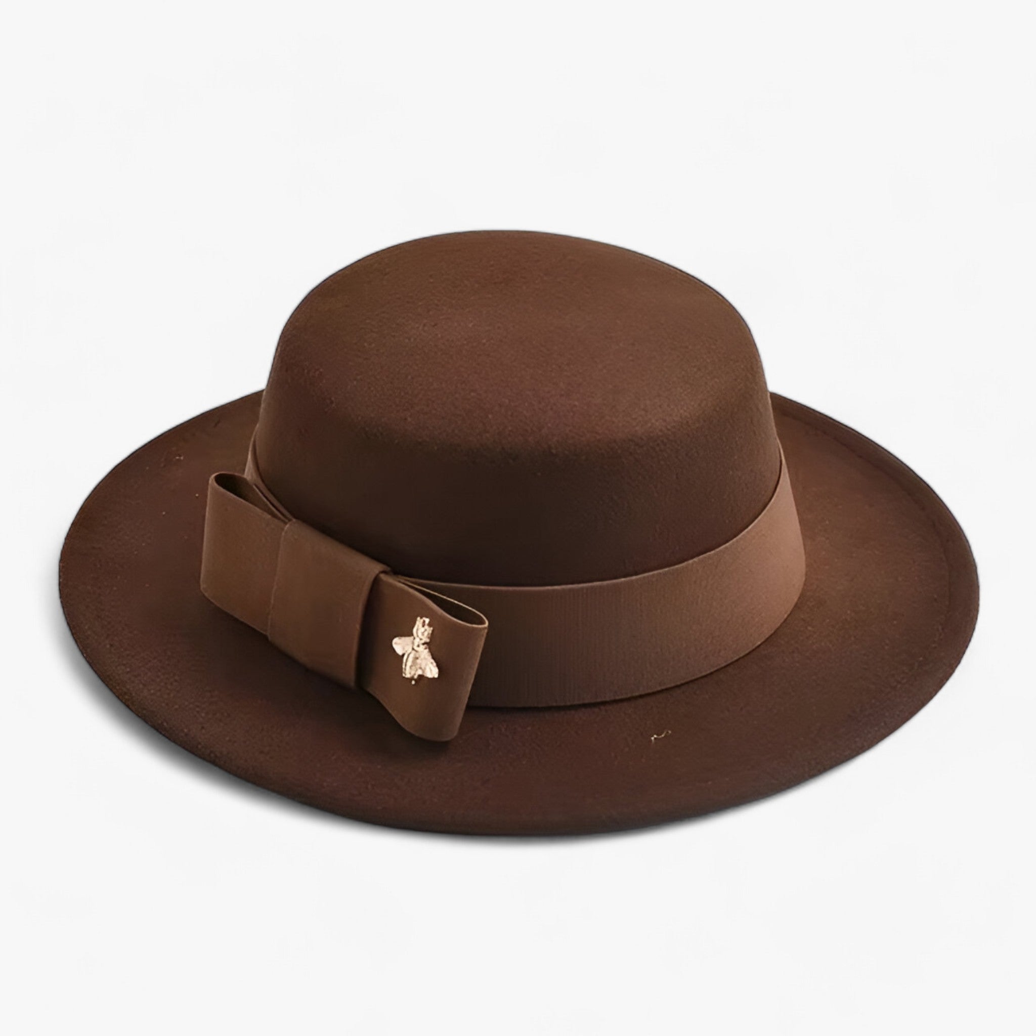 Ambra | Fedorahat til kvinder - elegant og moderigtig til formelle lejligheder - Kaffe - women's fashion - {{ product_tags }