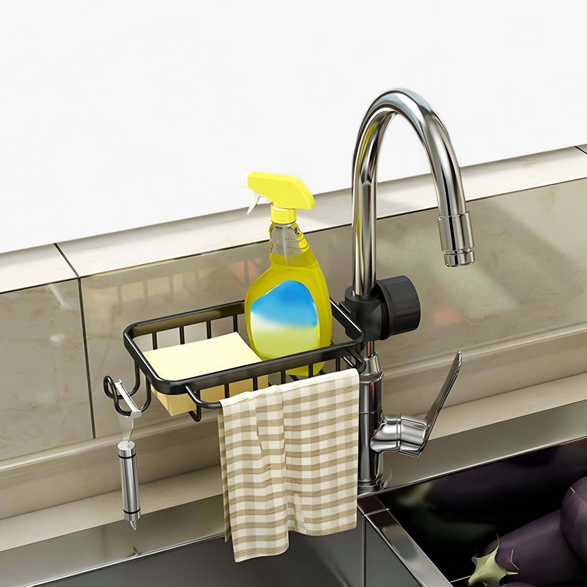 CLEANMATE - Rustfrit stål vasken afløb - Hold dit køkken organiseret - - house & garden - {{ product_tags }