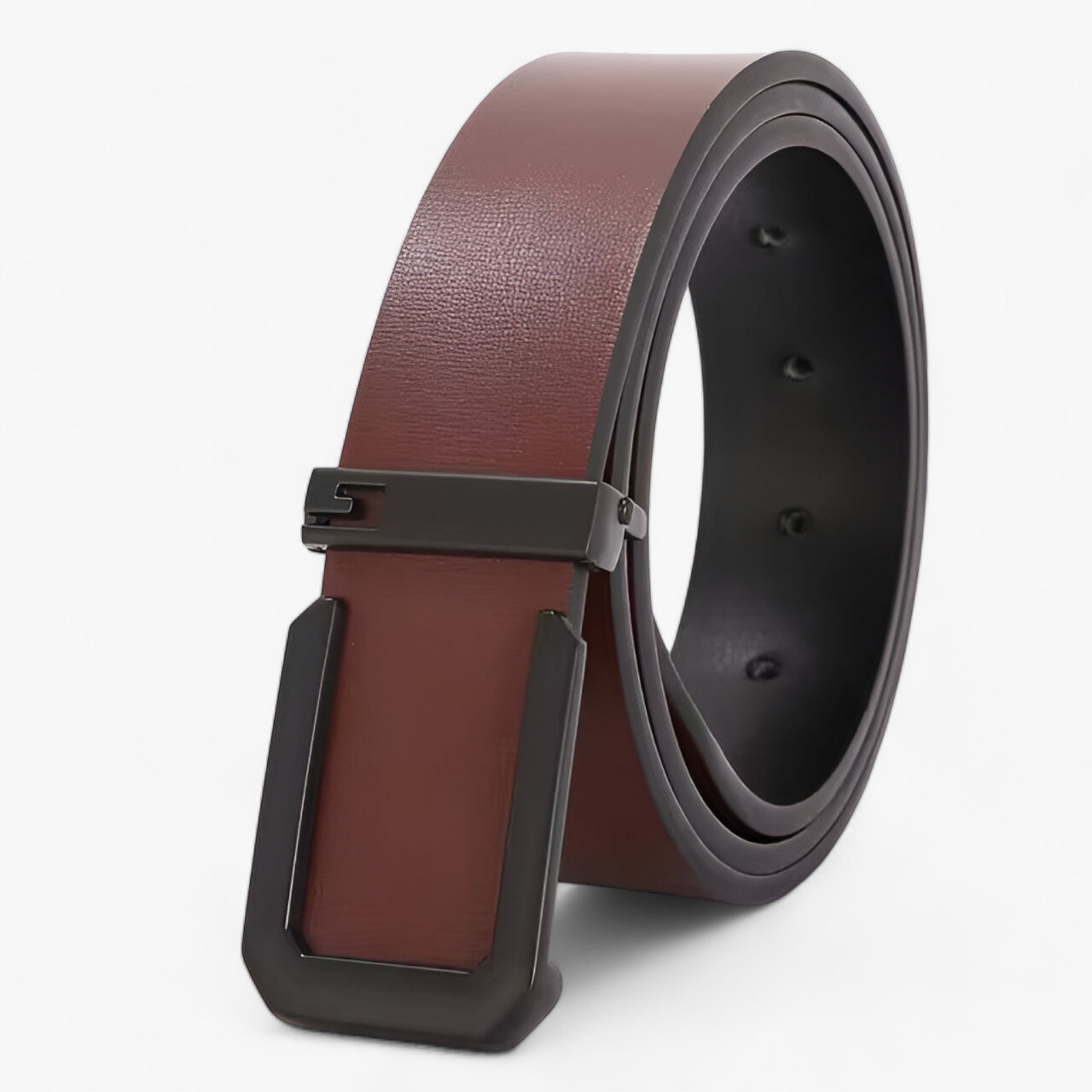 Alex | Ægte læderbælte - Luksus & Stil - Chokolade - men's fashion - {{ product_tags }
