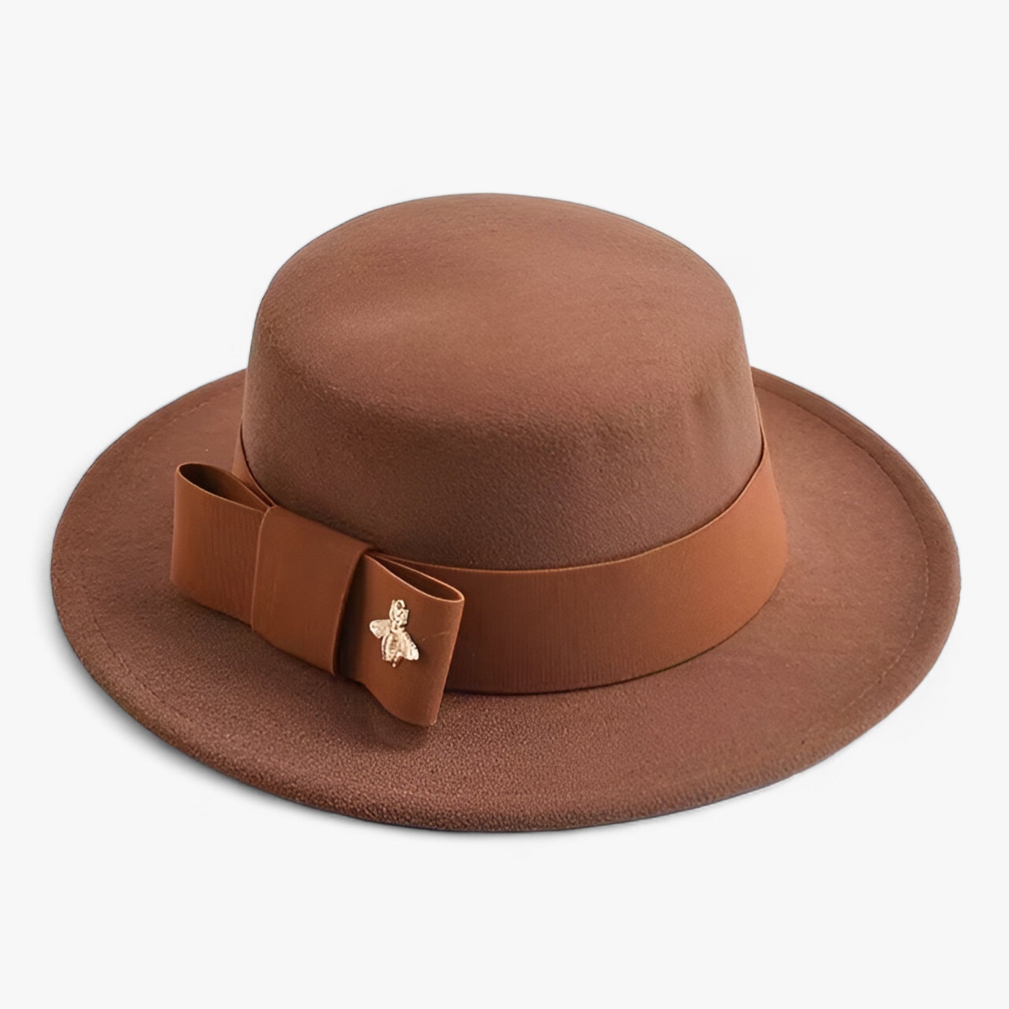 Ambra | Fedorahat til kvinder - elegant og moderigtig til formelle lejligheder - Khaki - women's fashion - {{ product_tags }