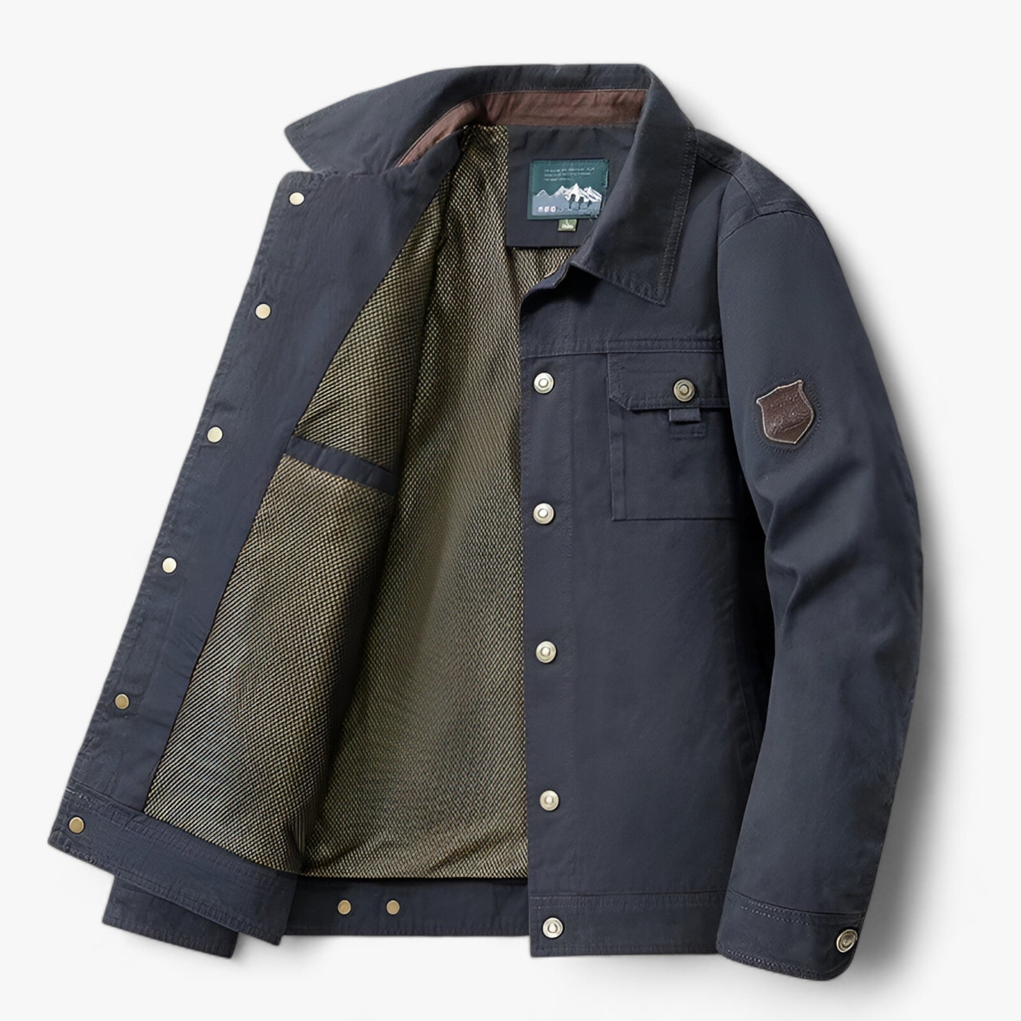 Maxwell | Herrebomberjakke - Taktisk Komfort - Blå - men's fashion - {{ product_tags }