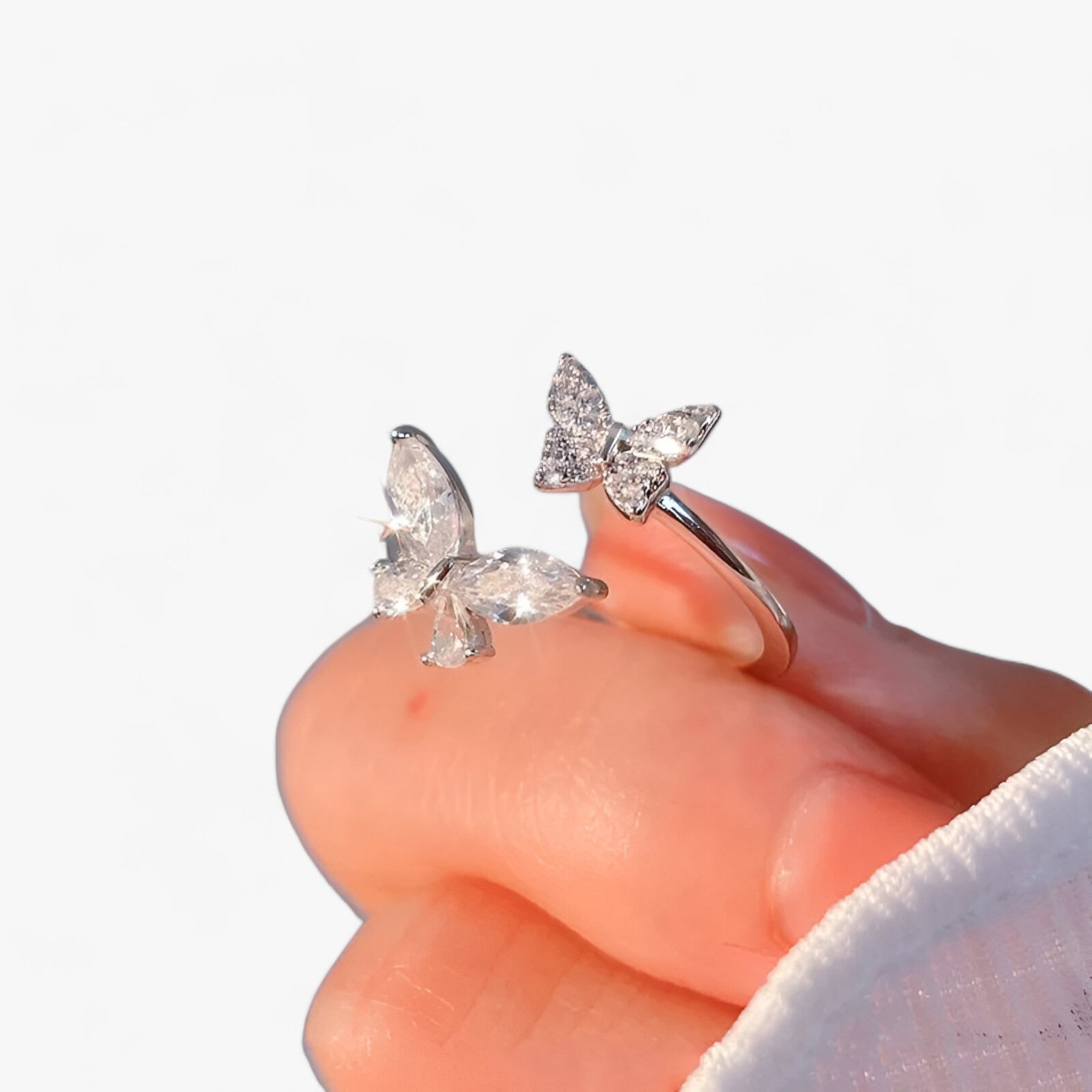 ARGENT | Åbne sommerfugleringe - For graciøs hverdagsæng elegance - - women's fashion - {{ product_tags }