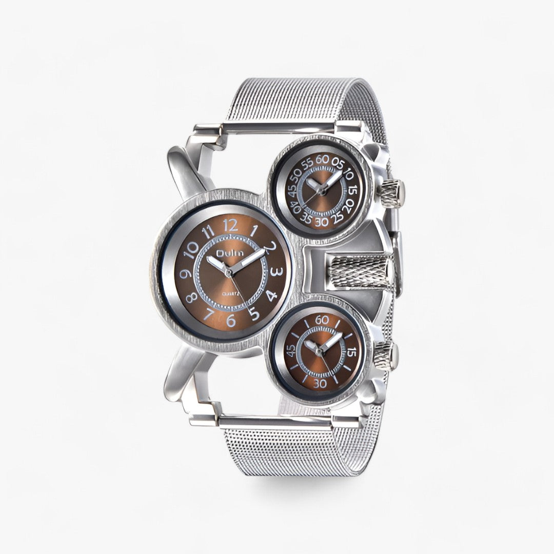 Titanus | Flerzoner ur - Præcision & Stil - KAFFE - watches - {{ product_tags }
