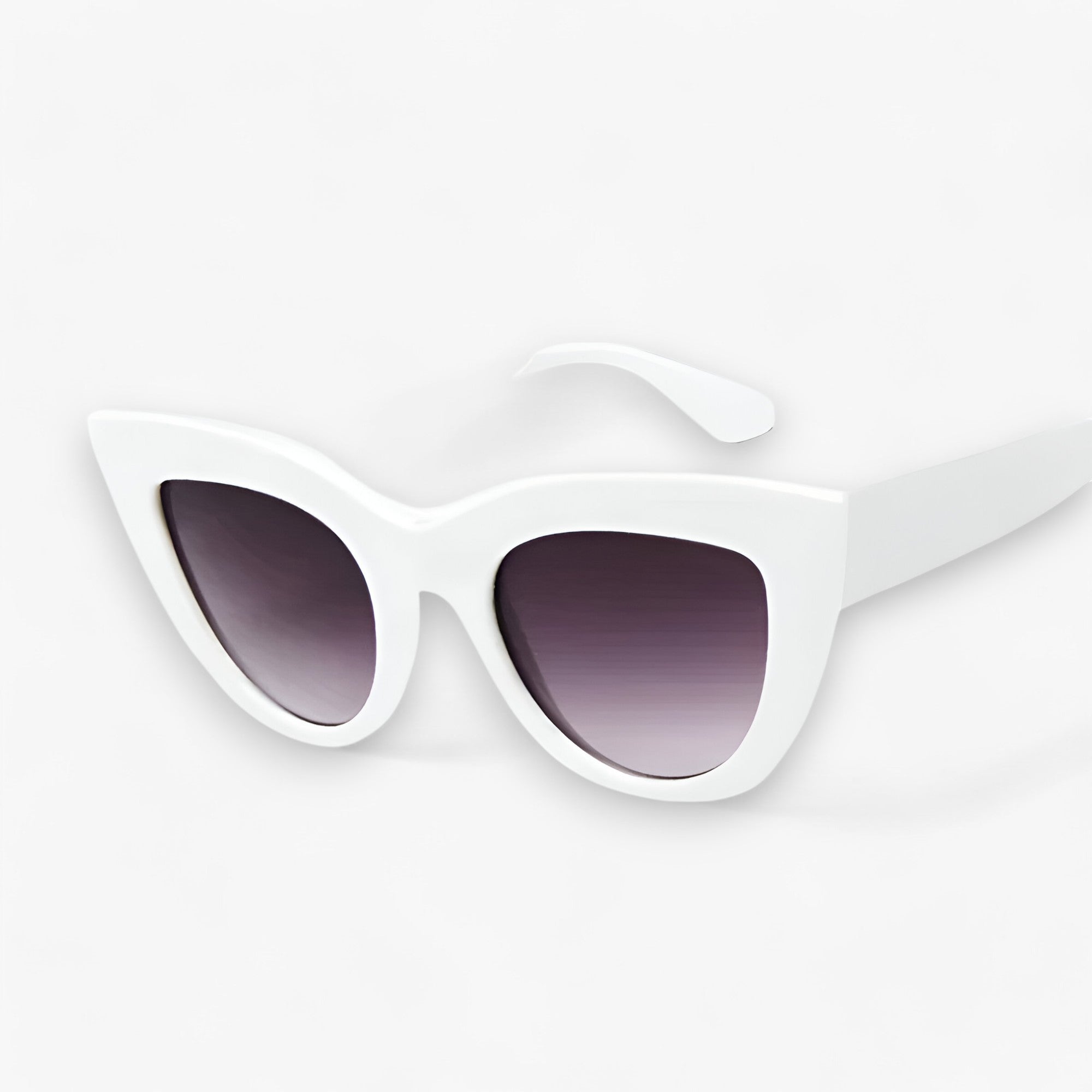 Paulette | Kattøjne Solbriller - Tidløs og Elegant - Hvidgrå - women's fashion - {{ product_tags }