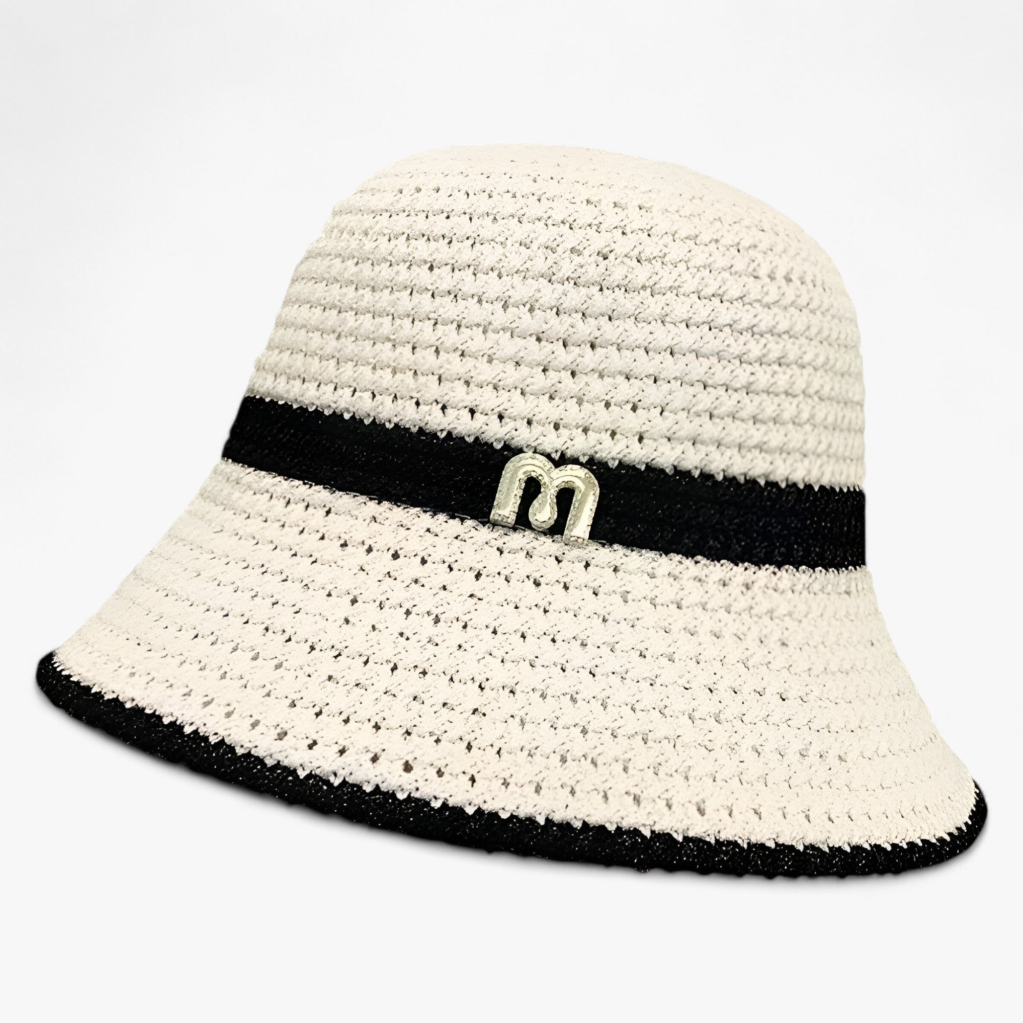 Isabella | Dame Sommerhat - Bred Skærm til Solbeskyttelse - Hvid - women's fashion - {{ product_tags }