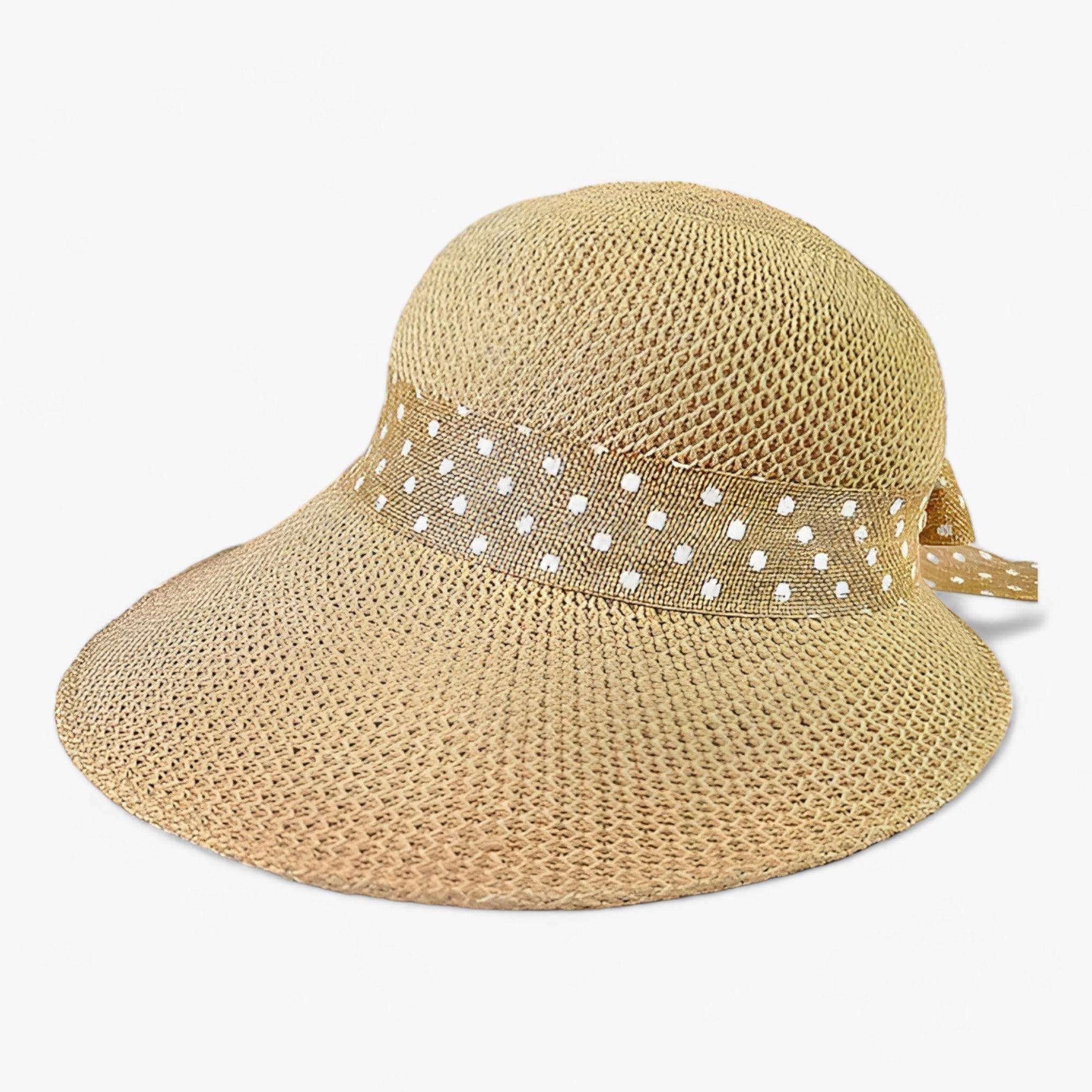 BELLE | Solhat med bred skygge - Elegant UV-beskyttelse - Khaki - BELLE | Solhat med bred skygge - Elegant UV-beskyttelse- €25 - {{ product_tags }