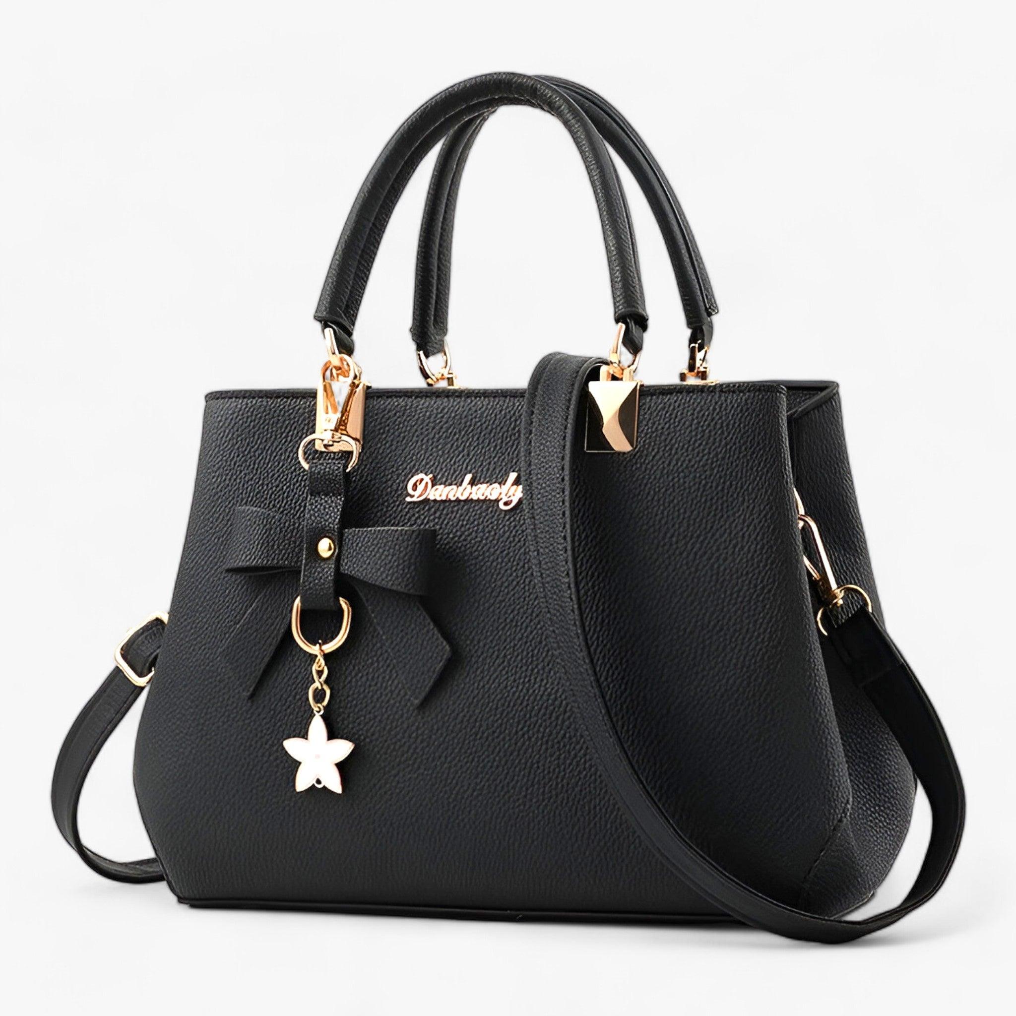 FLORINA | Skuldertaske - perfekt til forretningskvinder og hverdagsbrug - Sort 28cmx11cmx19cm - bags - {{ product_tags }