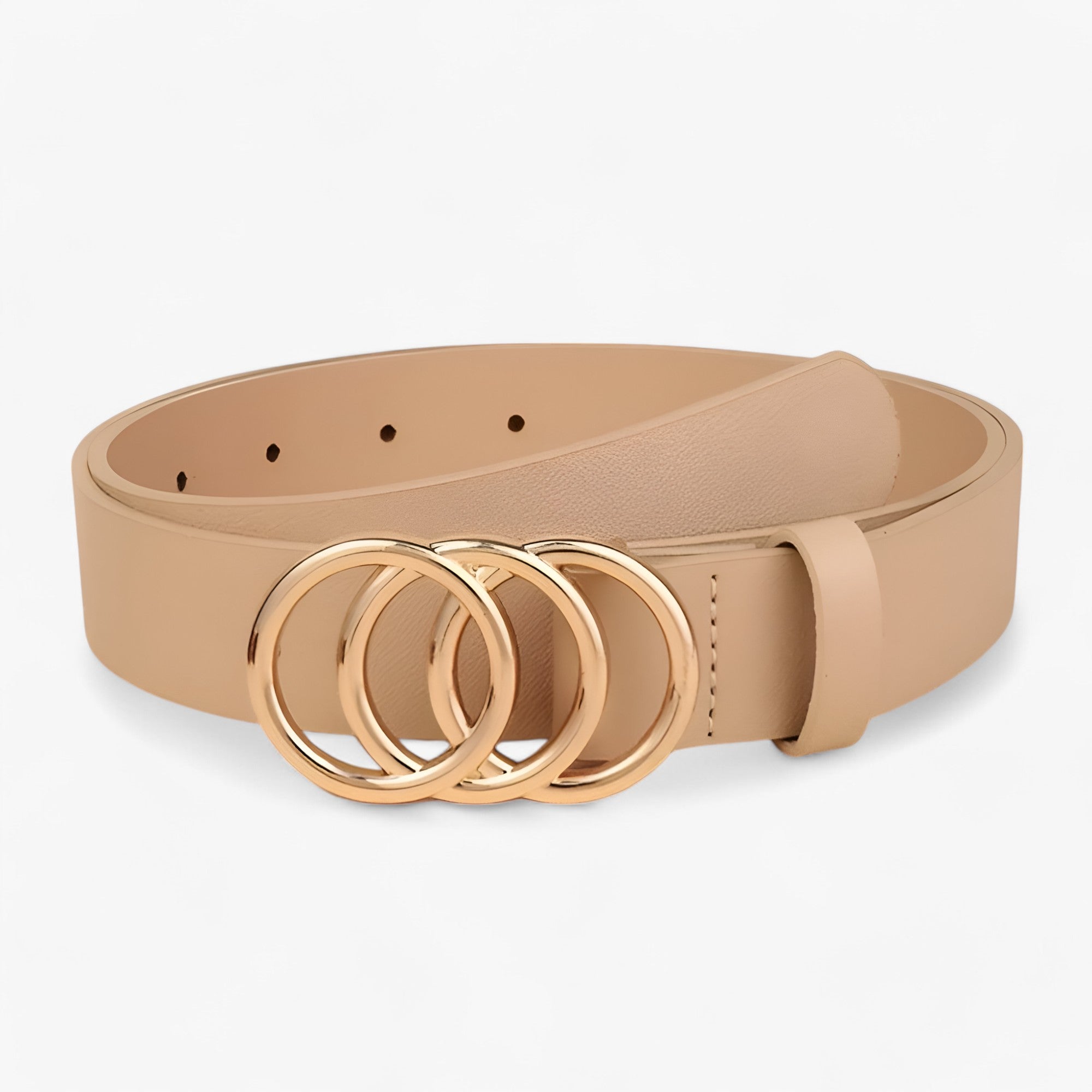 TRIO | Elegant dambælte - Perfekt til alle lejligheder - Khaki 103 cm - women's fashion - {{ product_tags }