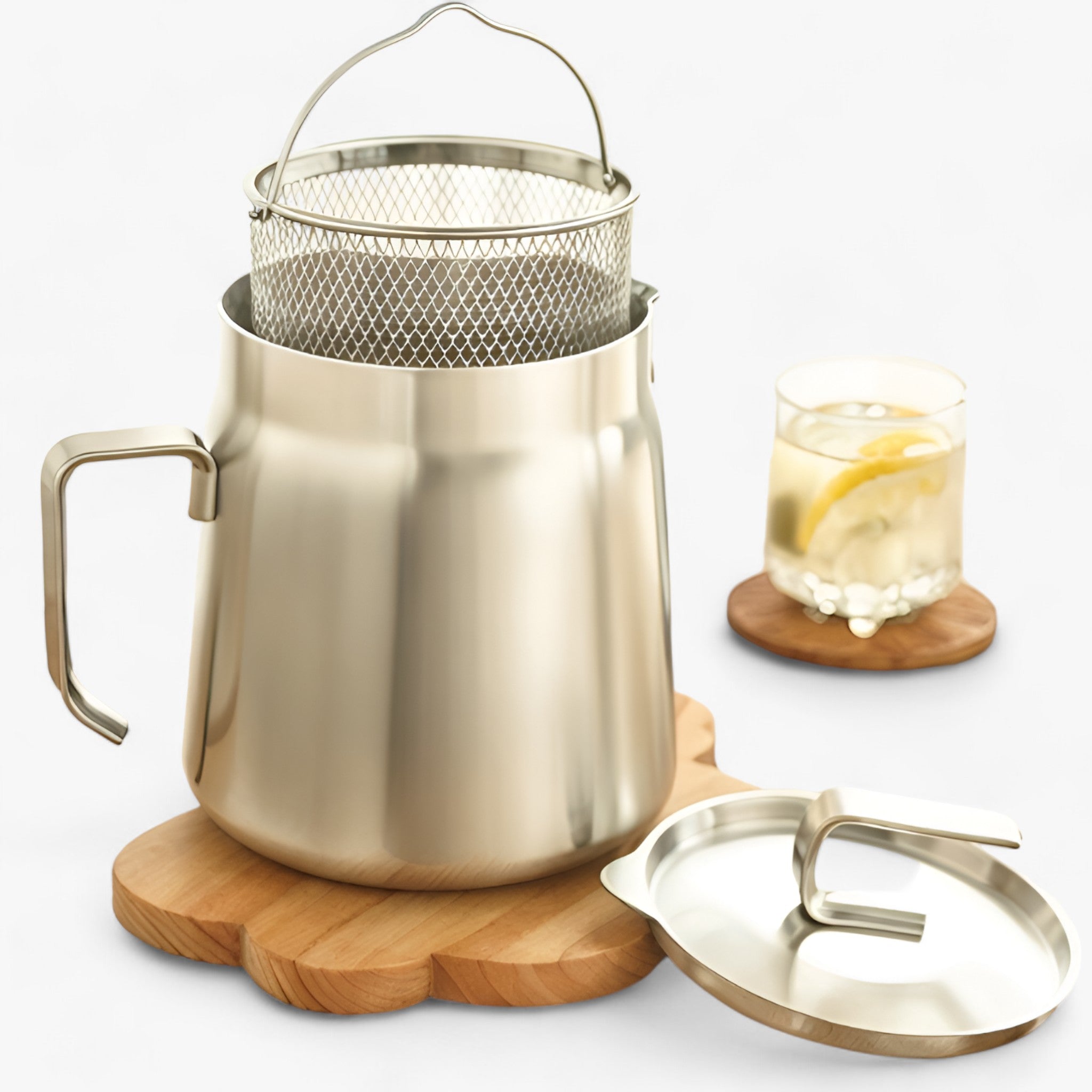 PureEase | 2-i-1 Oljefilterkrus - Dobbelt nytte for nem madlavning - 2L - house & garden - {{ product_tags }