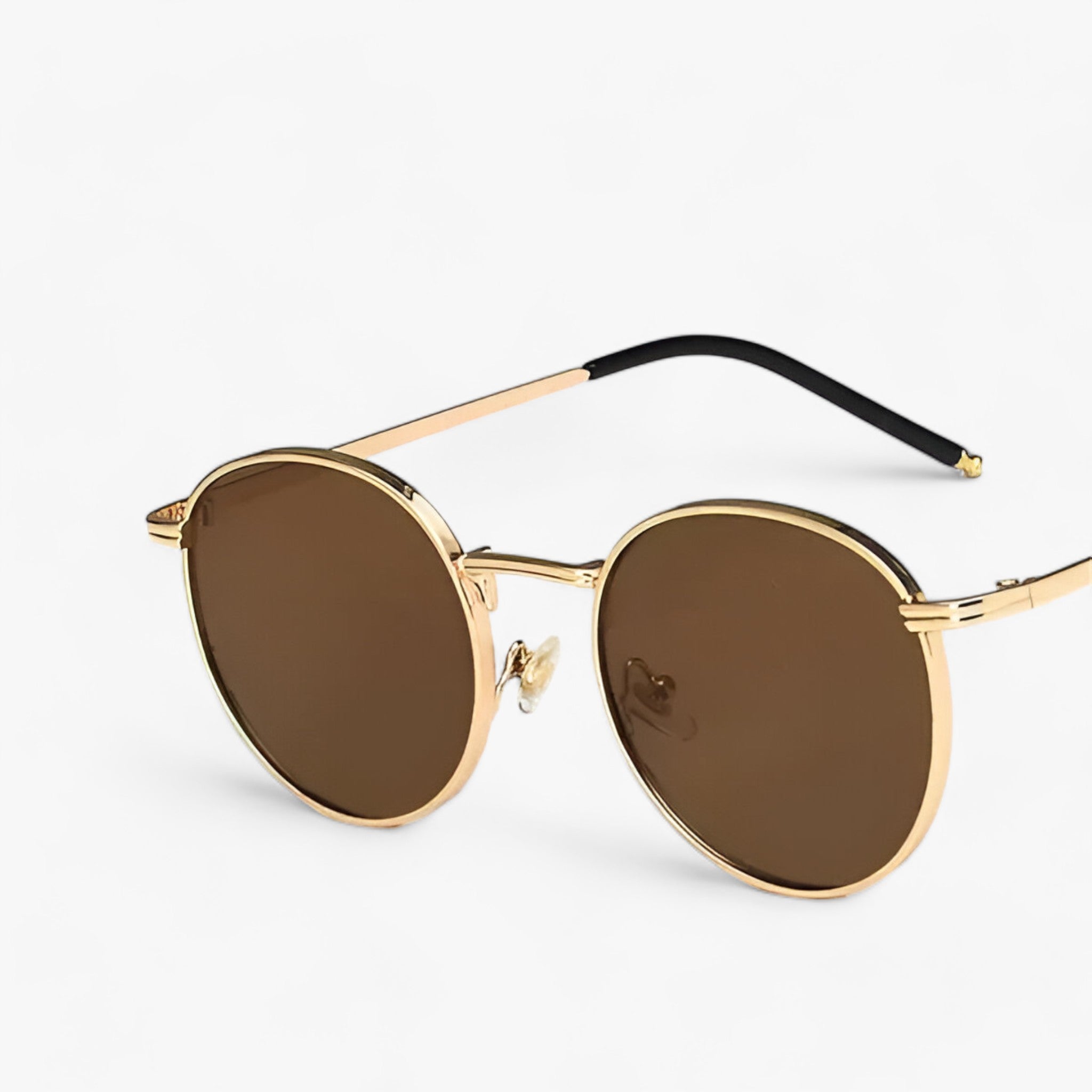Stilfuld designer solbrille - Elegant runde linser til daglig komfort - Guldens te - Eyeglasses - {{ product_tags }