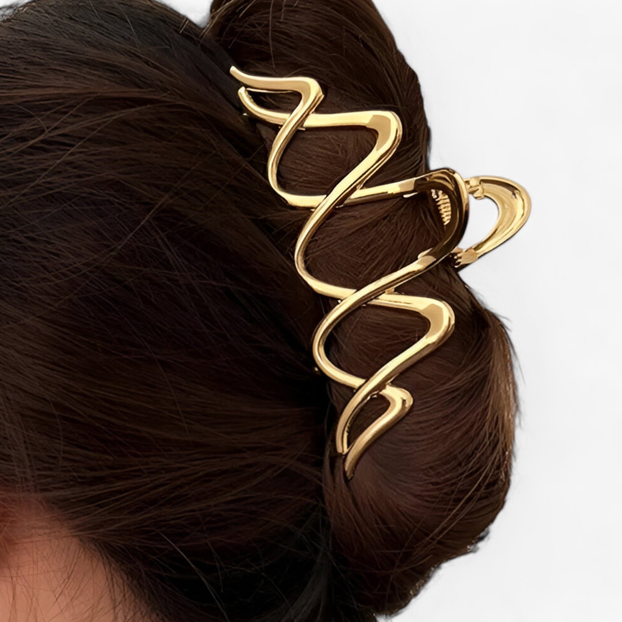 ELEGANTE | Geometrisk Hårklemme - Elegance til dit Frisørlook - - women's fashion - {{ product_tags }