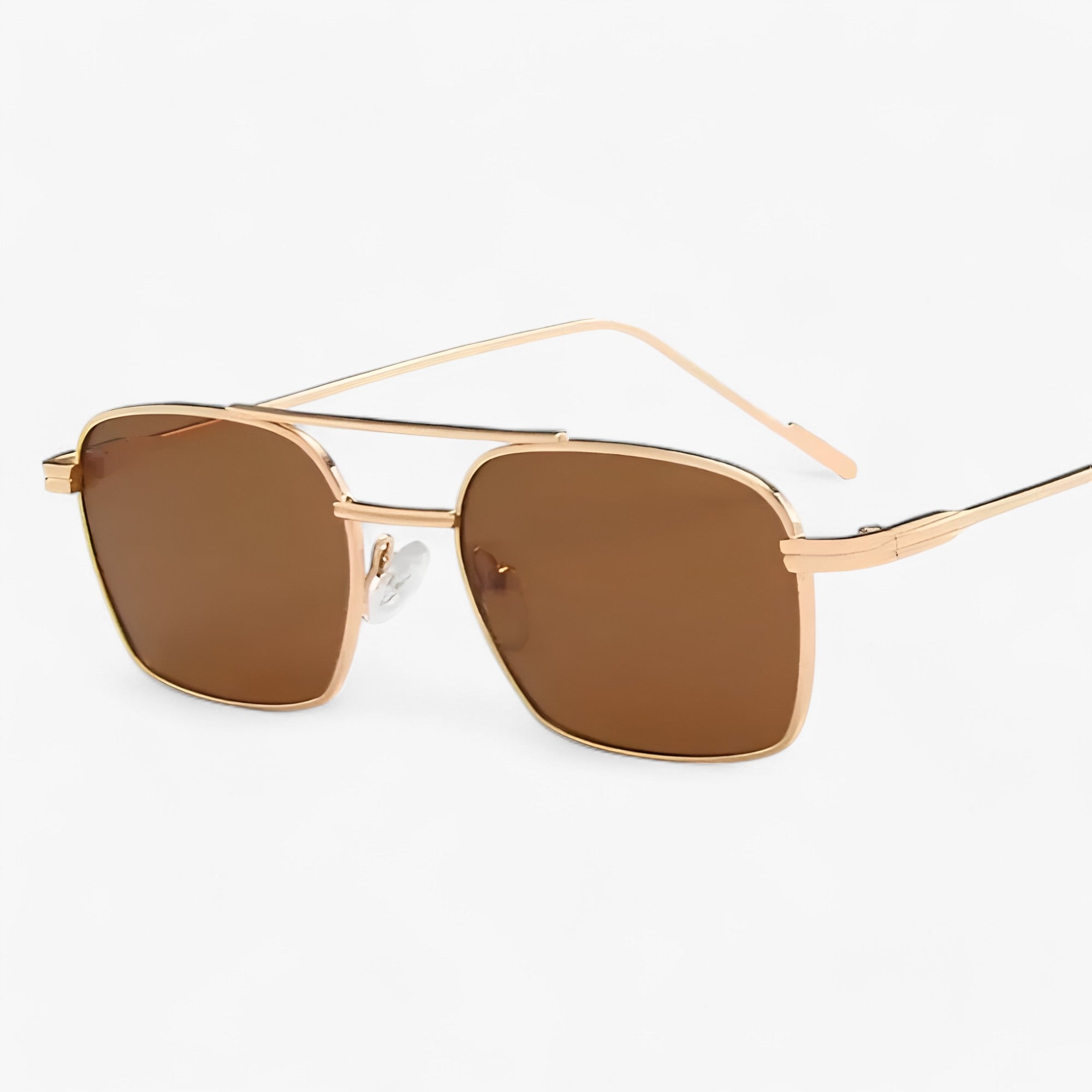 RETRO | Vintage Metal Solbriller - Ideelt til øjenværn - Guldbryg - men's fashion - {{ product_tags }