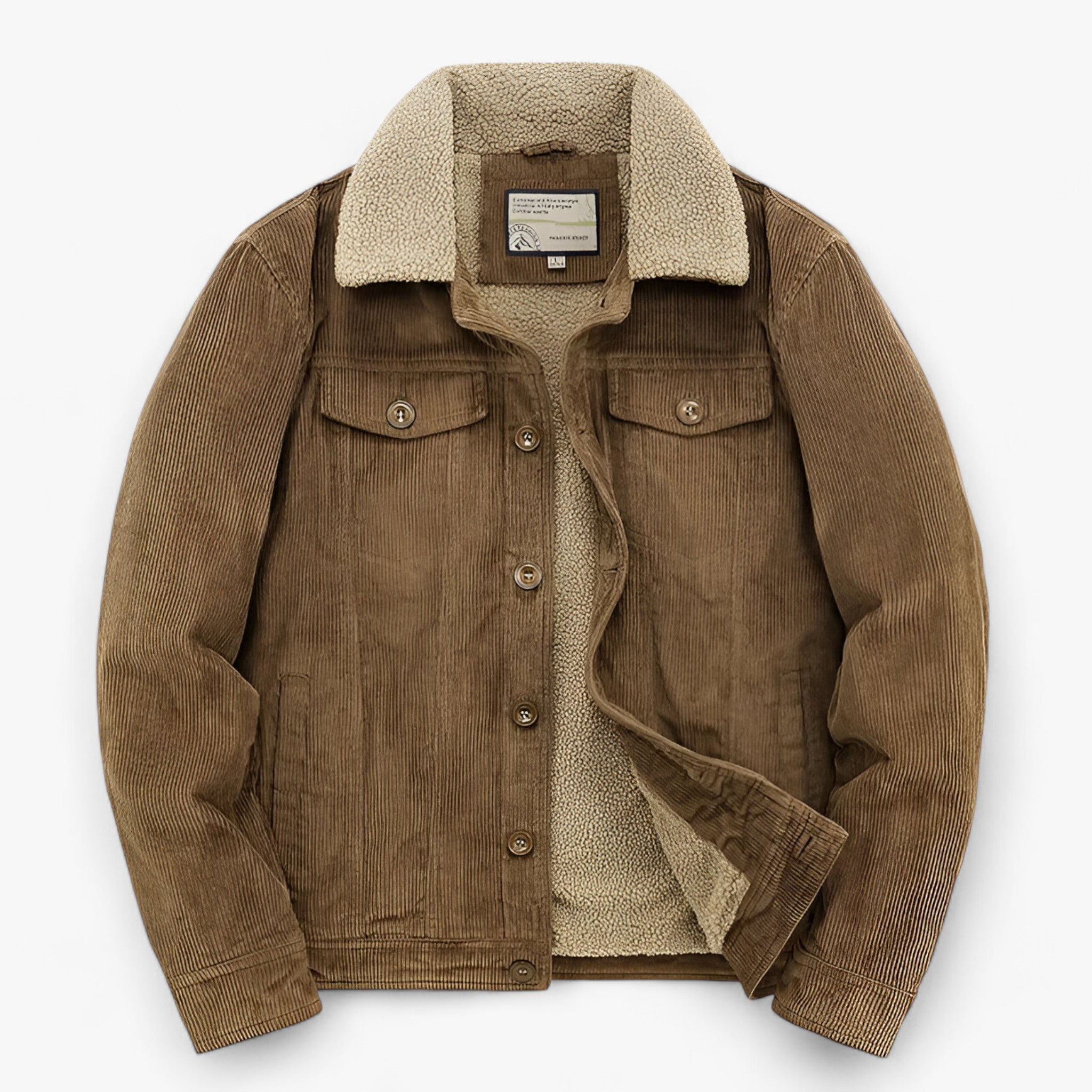 Ethan | Bomuldsjakke til mænd - Ultimativ vintervarme - Khaki - Ethan | Bomuldsjakke til mænd - Ultimativ vintervarme- €25 - {{ product_tags }