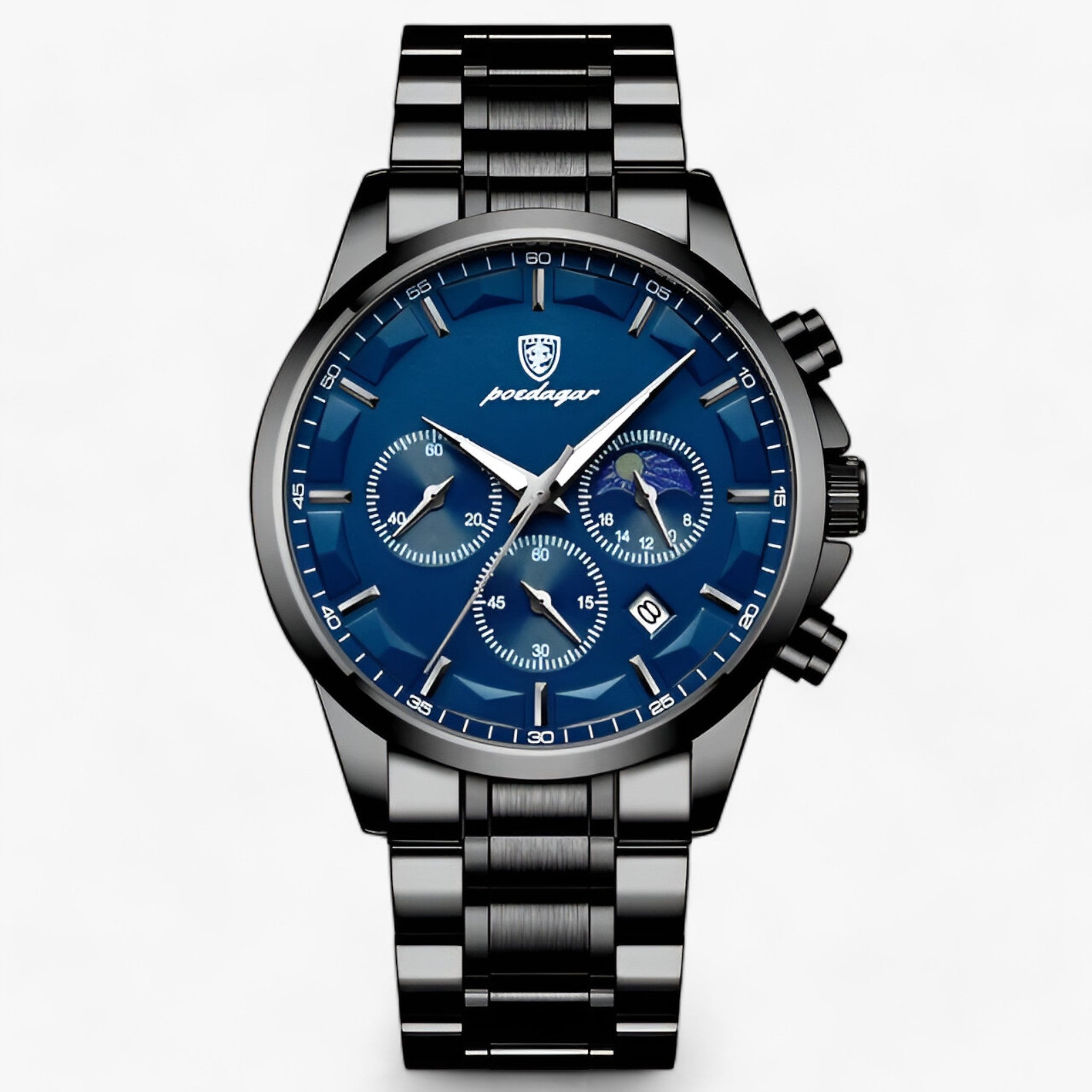 ALEXANDER | Herres luksusur - Stil og Præcision - Sort Blå S - watches - {{ product_tags }