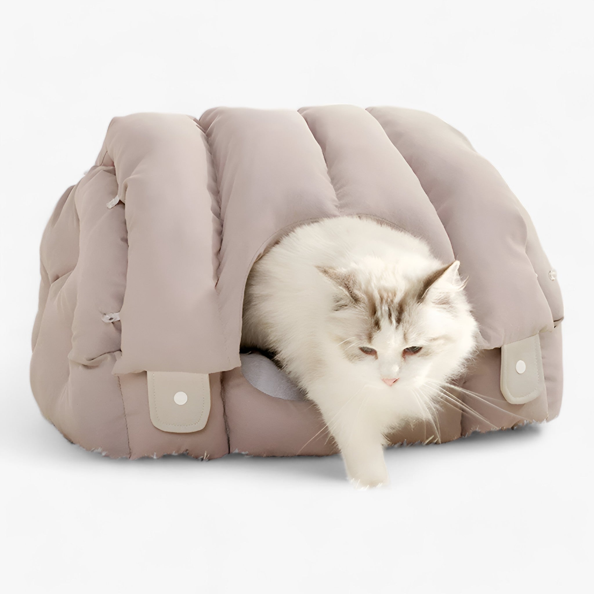 DOUILLET | Bueformet kattekurv - Ultimativ komfort til dine kattevenner - - other - {{ product_tags }