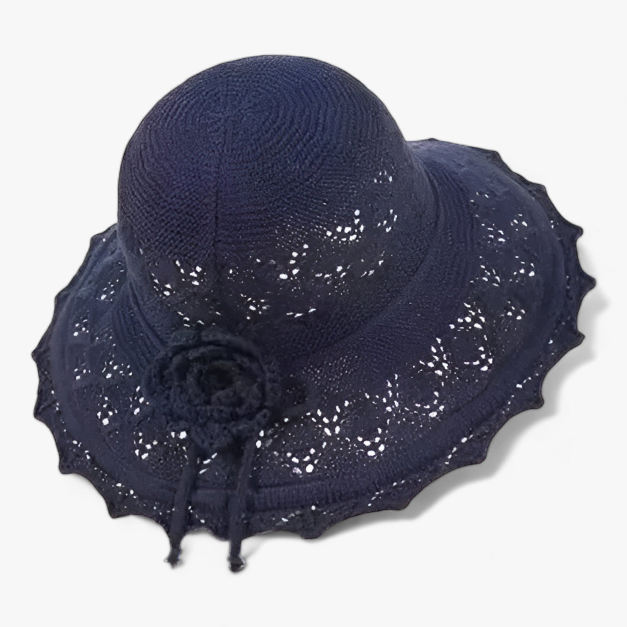 AURORA | Alsidig solhat - Sammenfoldeligt design til udendørs komfort - Mørkeblå - women's fashion - {{ product_tags }