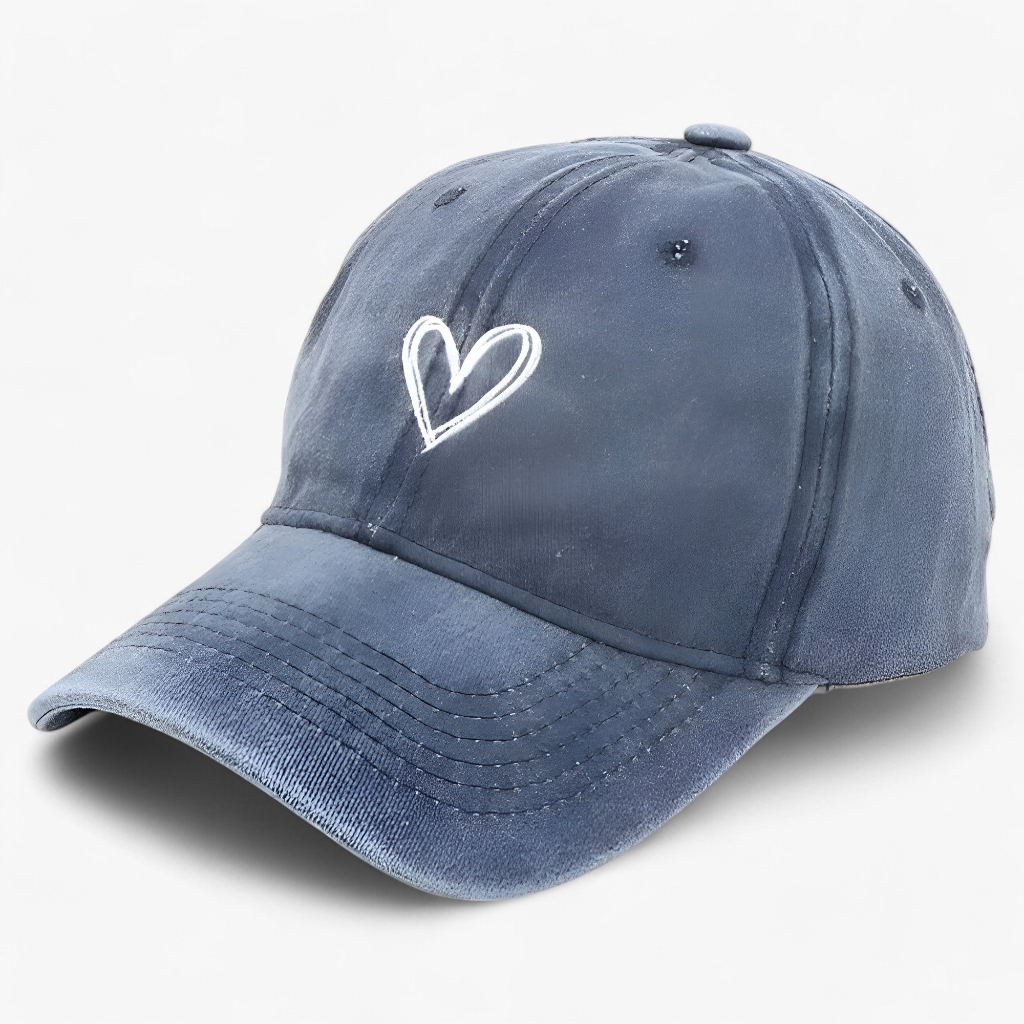 Kärlek | Justerbar Baseballkasket - Retro Charme & Solbeskyttelse - Blå - men's fashion - {{ product_tags }