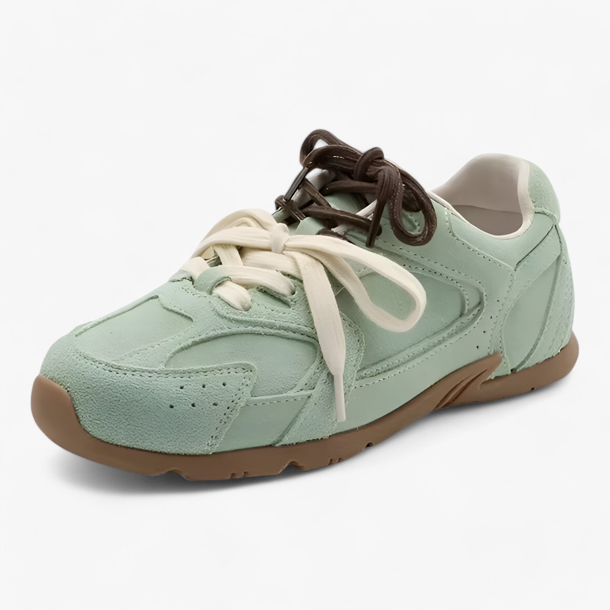 Emma | Sneakers i ægte læder - Retro-komfort - Grøn - shoes - {{ product_tags }