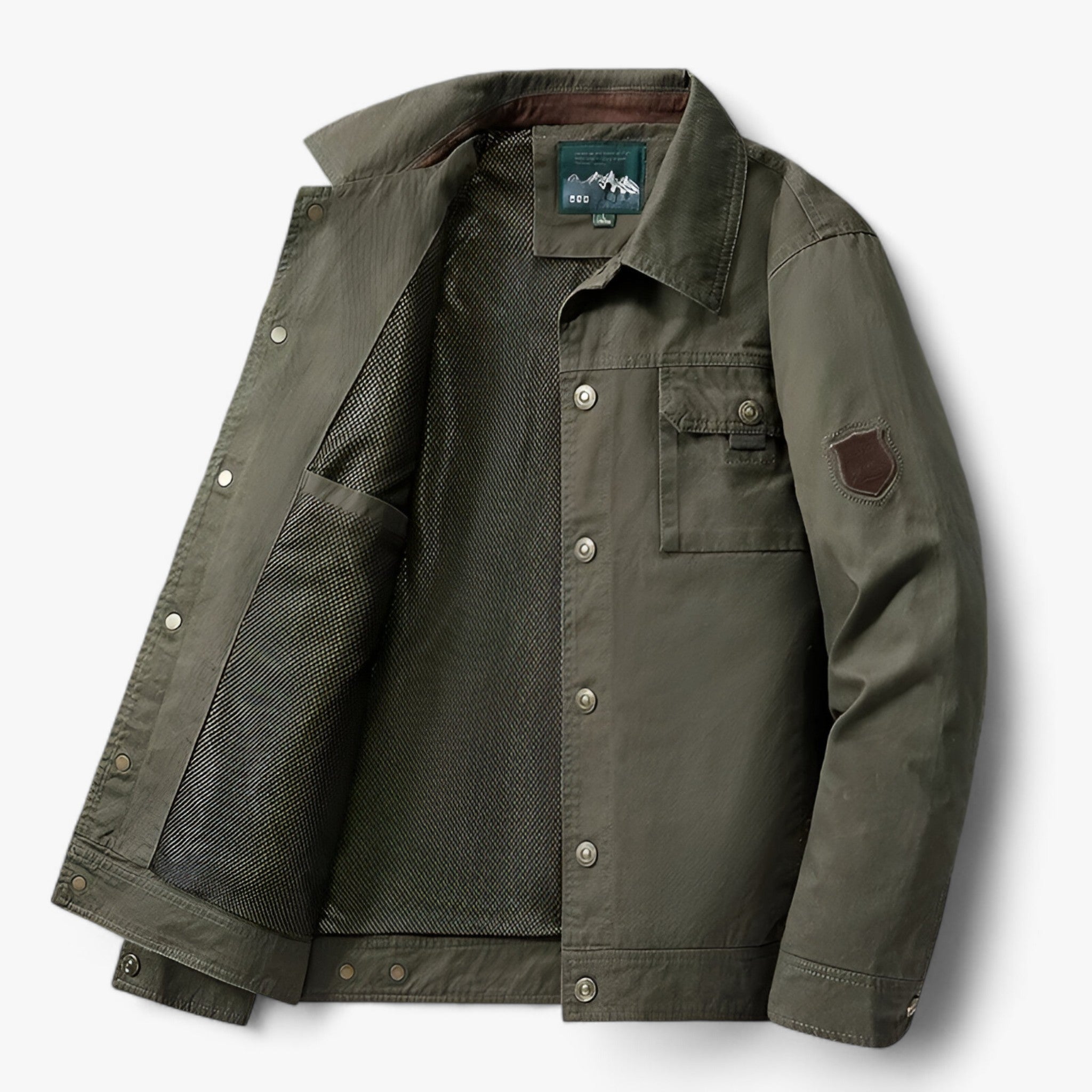 Maxwell | Herrebomberjakke - Taktisk Komfort - Oliv - men's fashion - {{ product_tags }