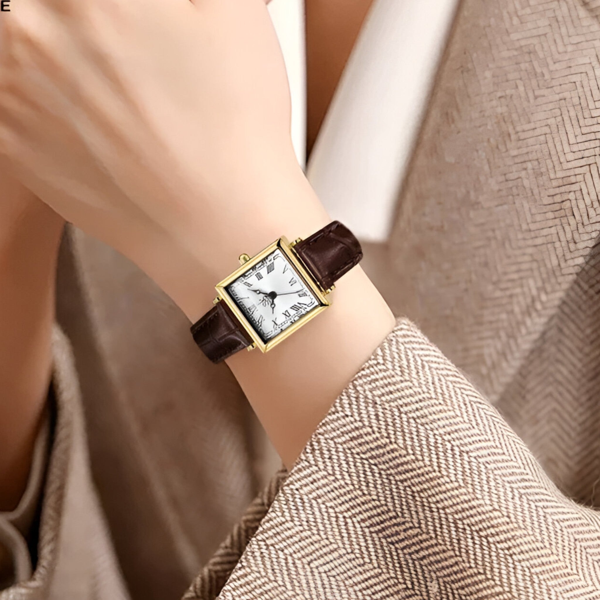 CHARLOTTE | Quadrat Dameur - Udsøgt og elegant til særlige lejligheder - - watches - {{ product_tags }