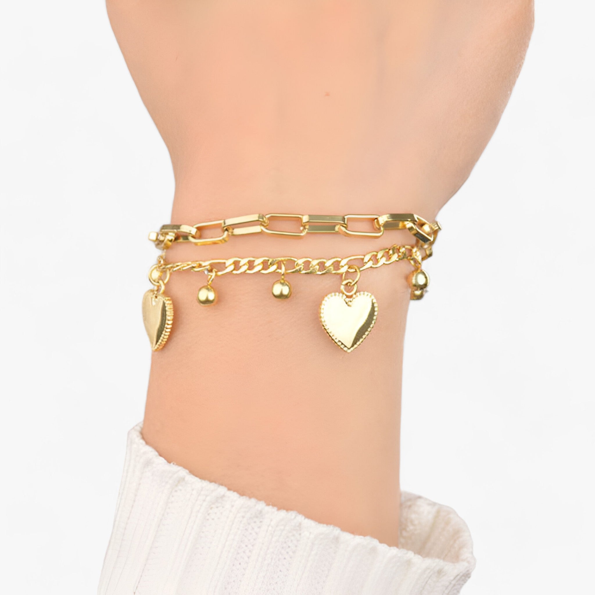 AMORE - Hjerte-charms-armbånd - Elegant symbol på kærlighed - - women's fashion - {{ product_tags }