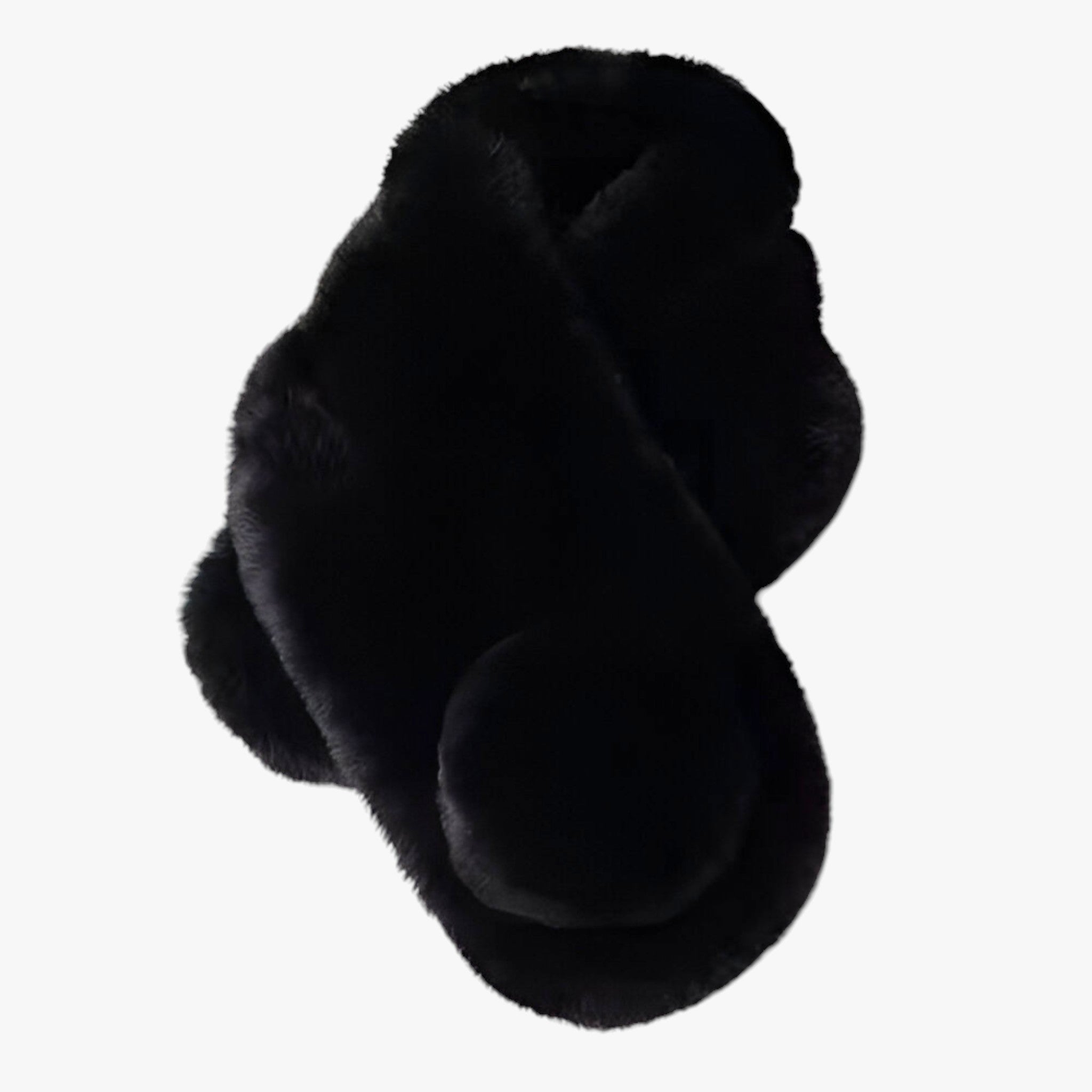 Fiona | Snøskala af kaninpels Efterår-Vinter - Komfortabel og elegant varme - Sort 60-80cm - women's fashion - {{ product_tags }