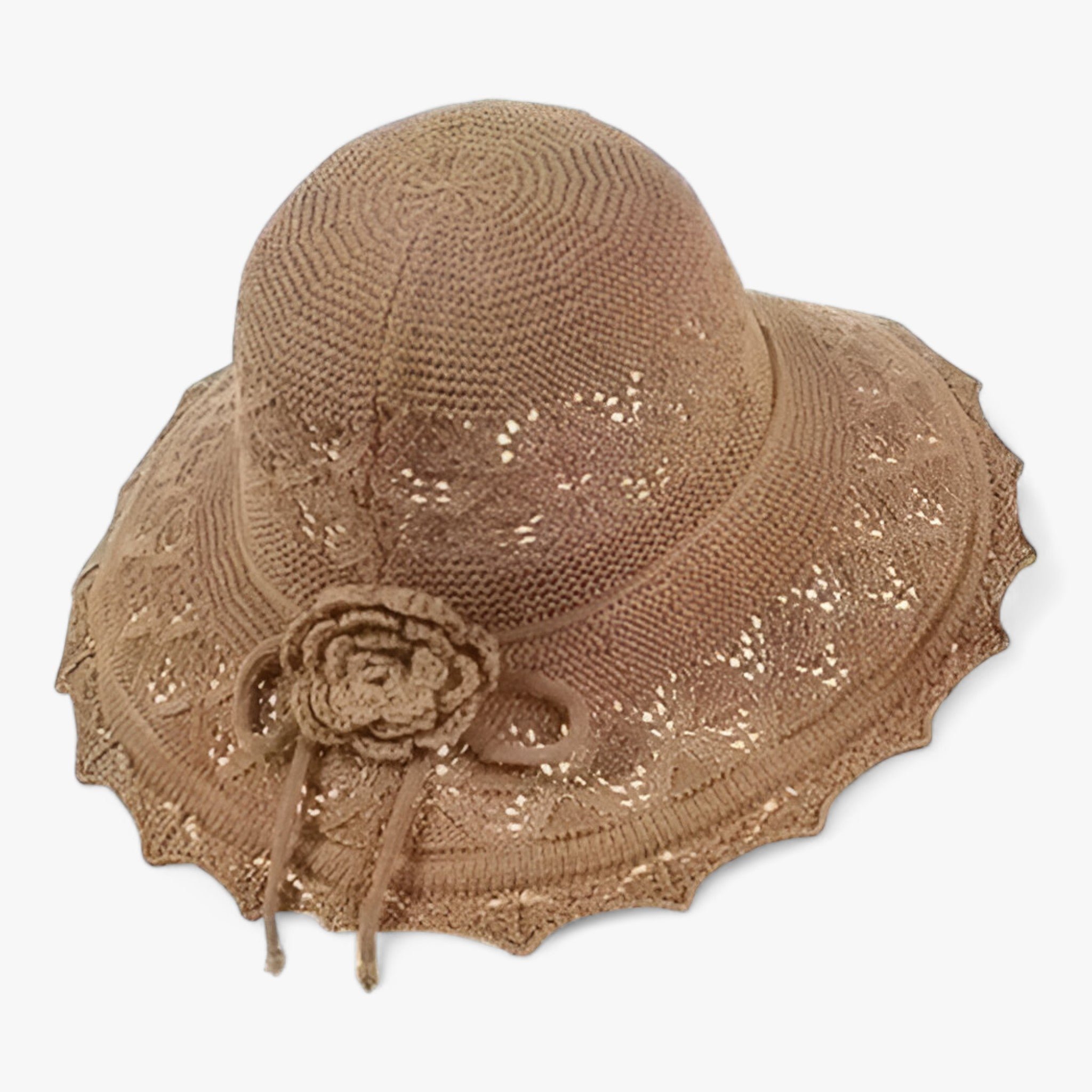 AURORA | Alsidig solhat - Sammenfoldeligt design til udendørs komfort - Khaki - women's fashion - {{ product_tags }