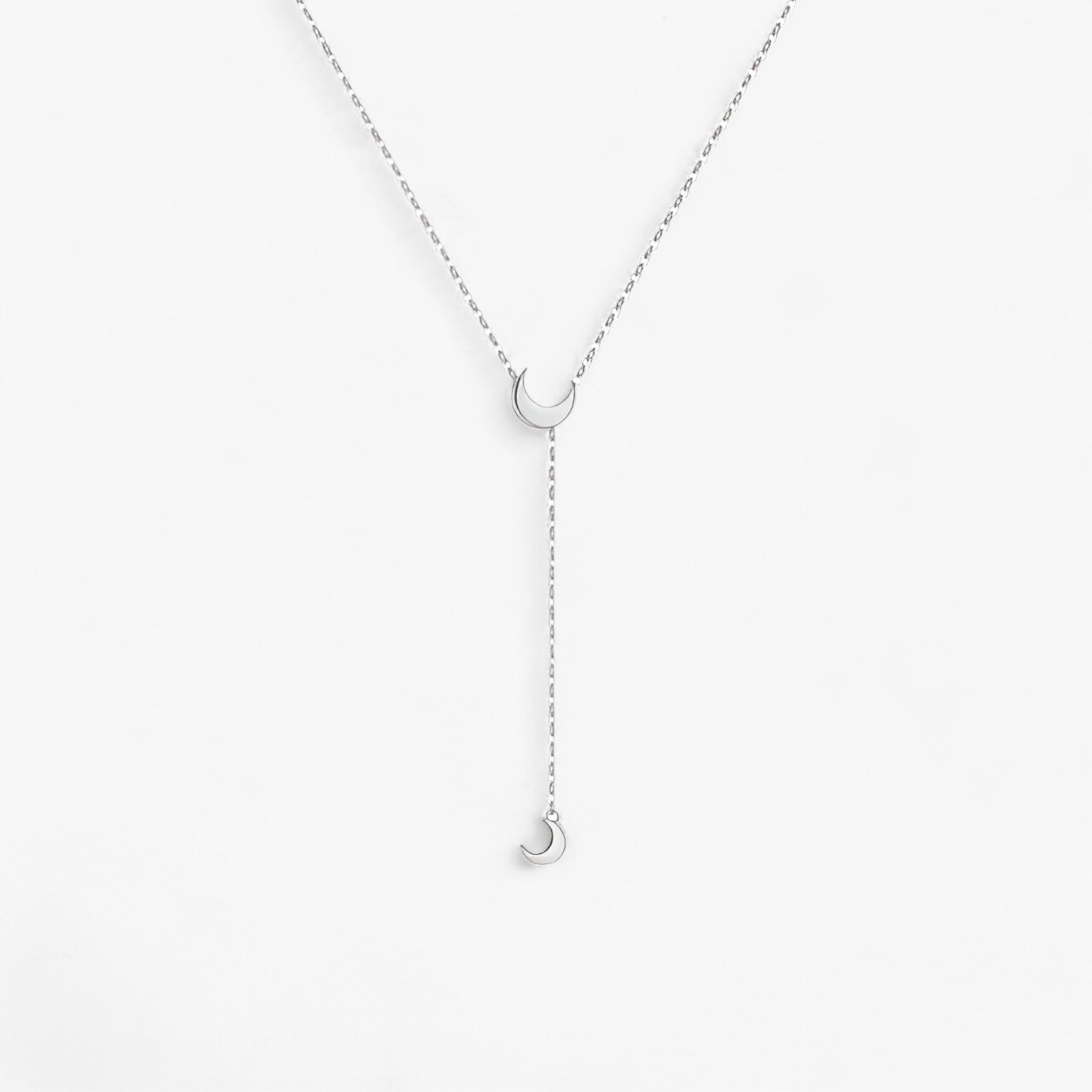 Mia | Justerbart halsbånd - enkelt stiligt - Silverfjeril - women's fashion - {{ product_tags }