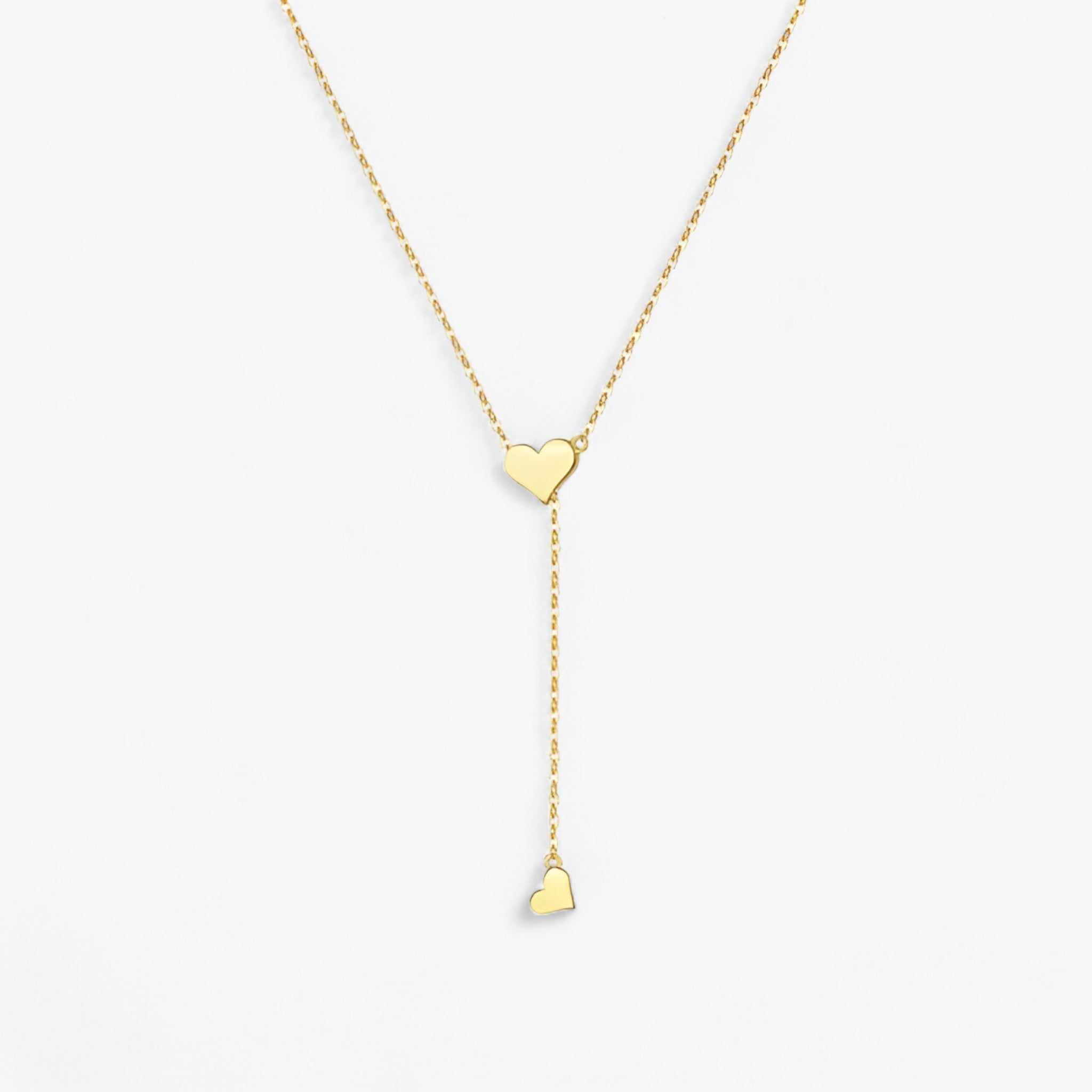 Mia | Justerbart halsbånd - enkelt stiligt - Guldhjerte - women's fashion - {{ product_tags }