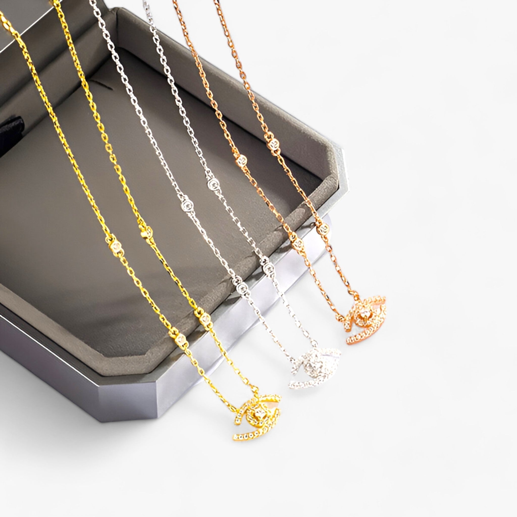 CELESTE | Luksus halskæde - Stilfuldt magisk øje-design til alle lejligheder - - other - {{ product_tags }