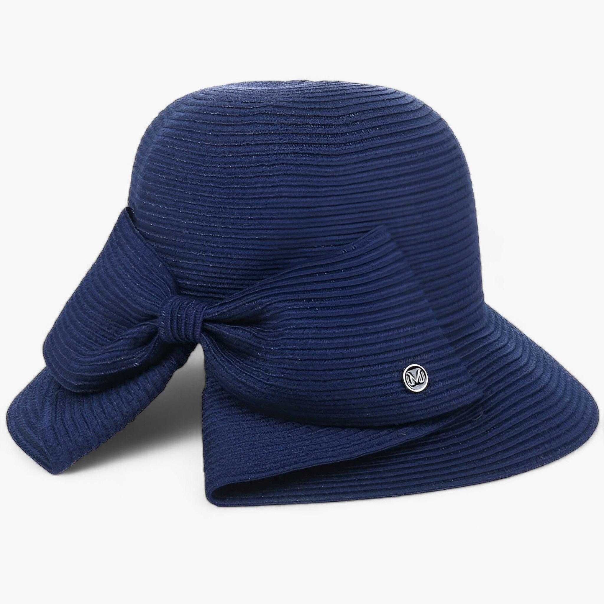 Serena | Anti-UV-solhat med bred skygge - stilfuld solbeskyttelse - Marineblå 56-58cm - women's fashion - {{ product_tags }