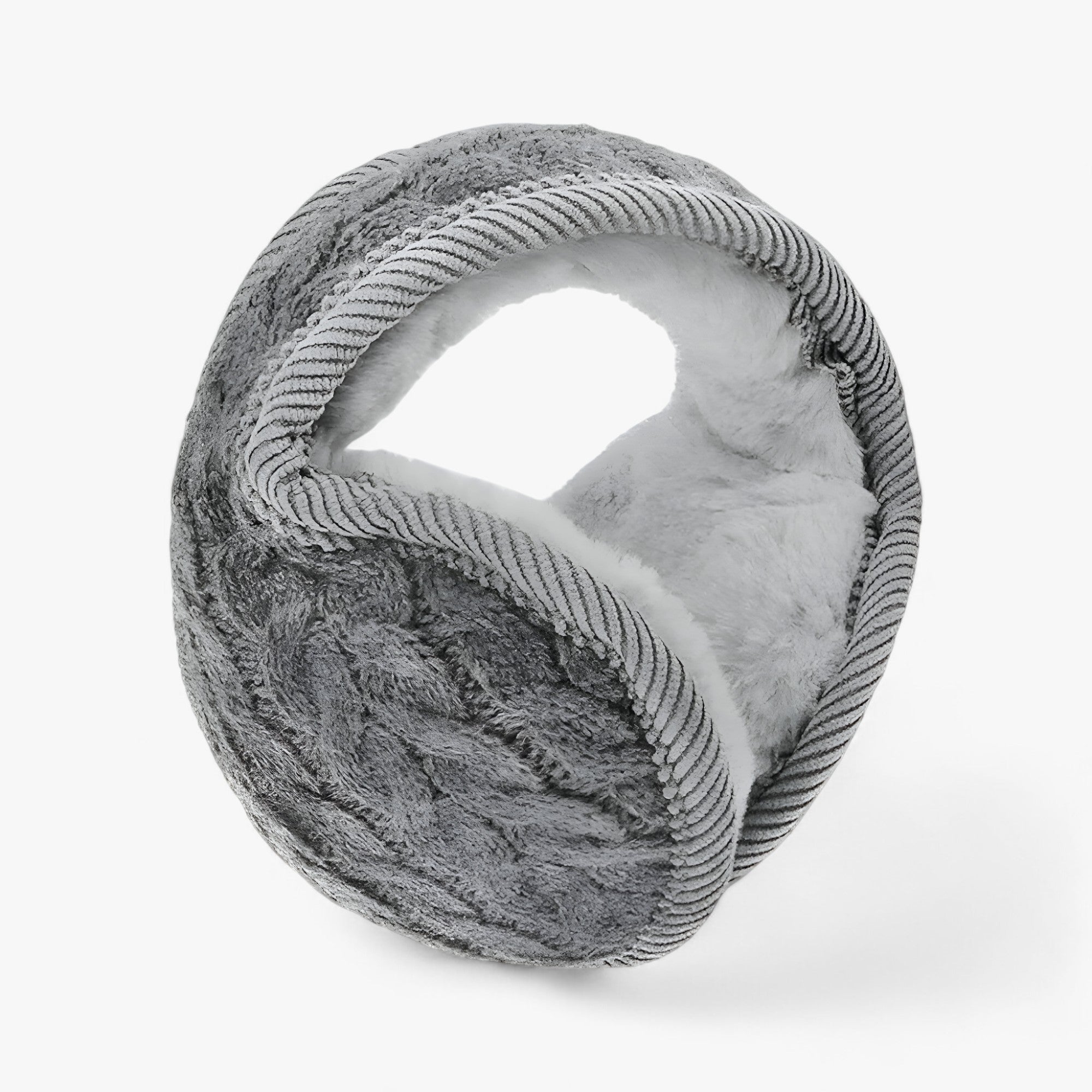 Orion | Vindbeskyttende Plüschørermuffer - Vinterkomfort hele dagen - Grå - winter - {{ product_tags }