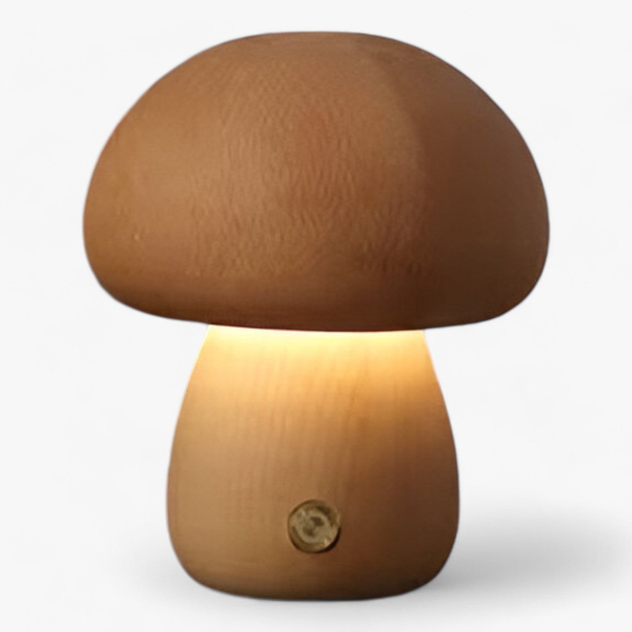 Mush | LED Natlampe INS - Trælampa med touchknap til børneværelse - A Valnød - baby - {{ product_tags }