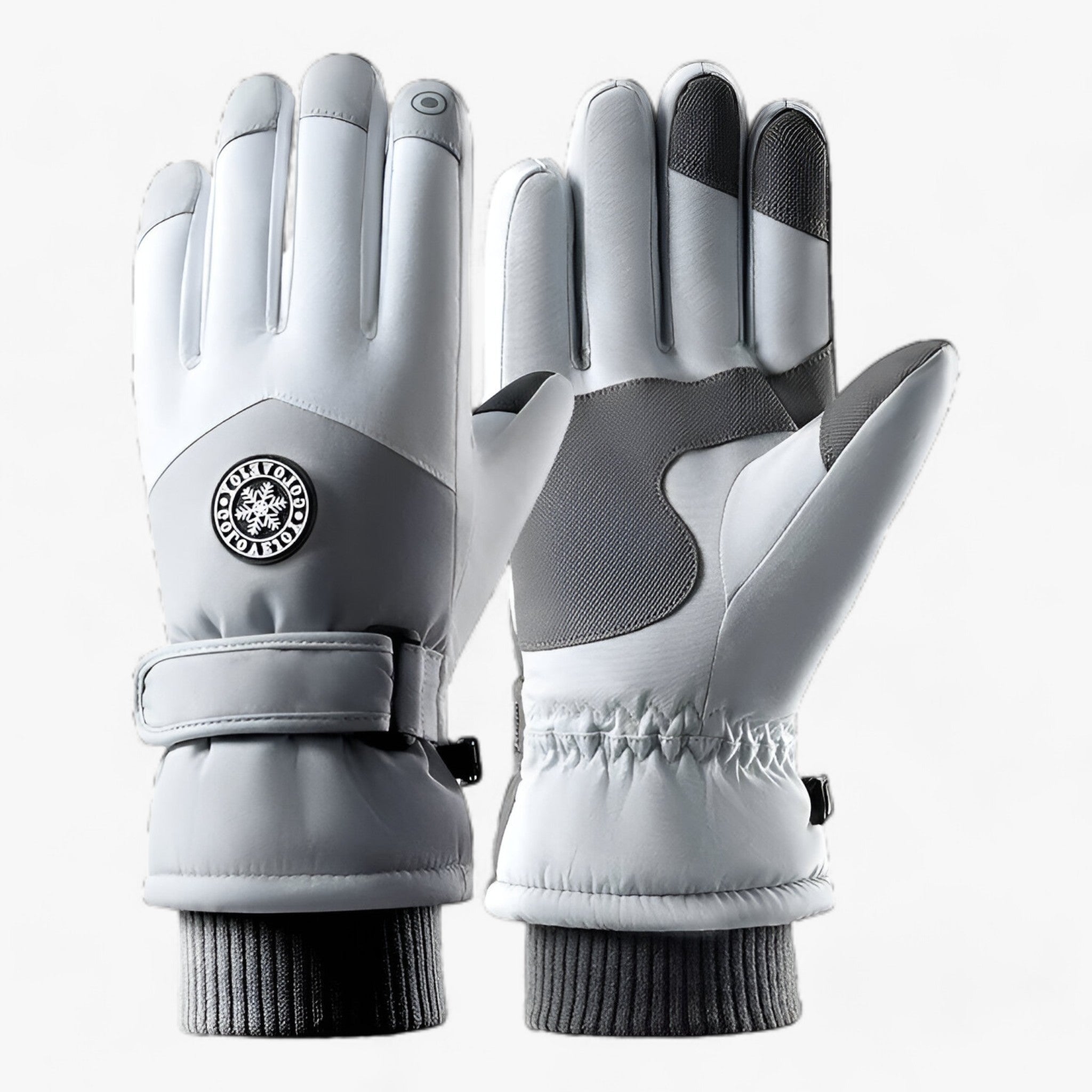 GlacierPro | Skihandsker - Vandtætte & Varmeisolerende - Dame-Grå - winter - {{ product_tags }