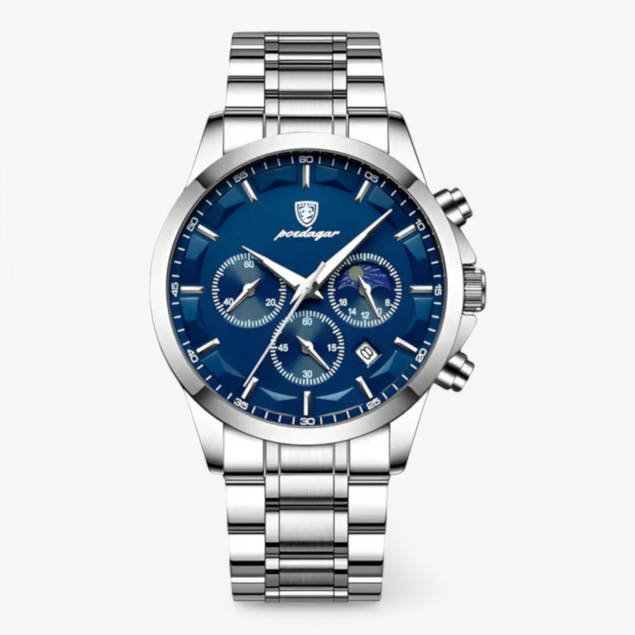 Alexander | Luksusur til mænd - Sølvblå - watches - {{ product_tags }