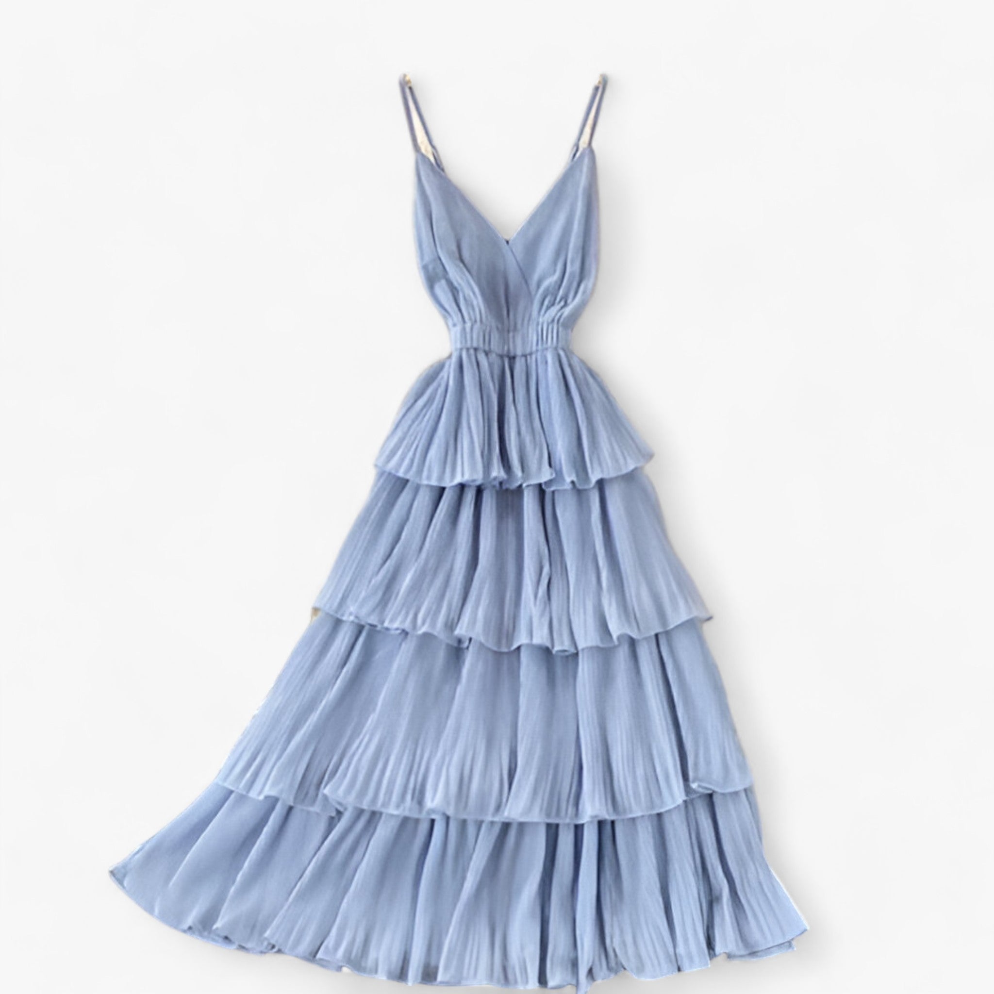 Neploe | Patchwork Camisolkjole - Perfekt til sommerferier - Blå - women's fashion - {{ product_tags }
