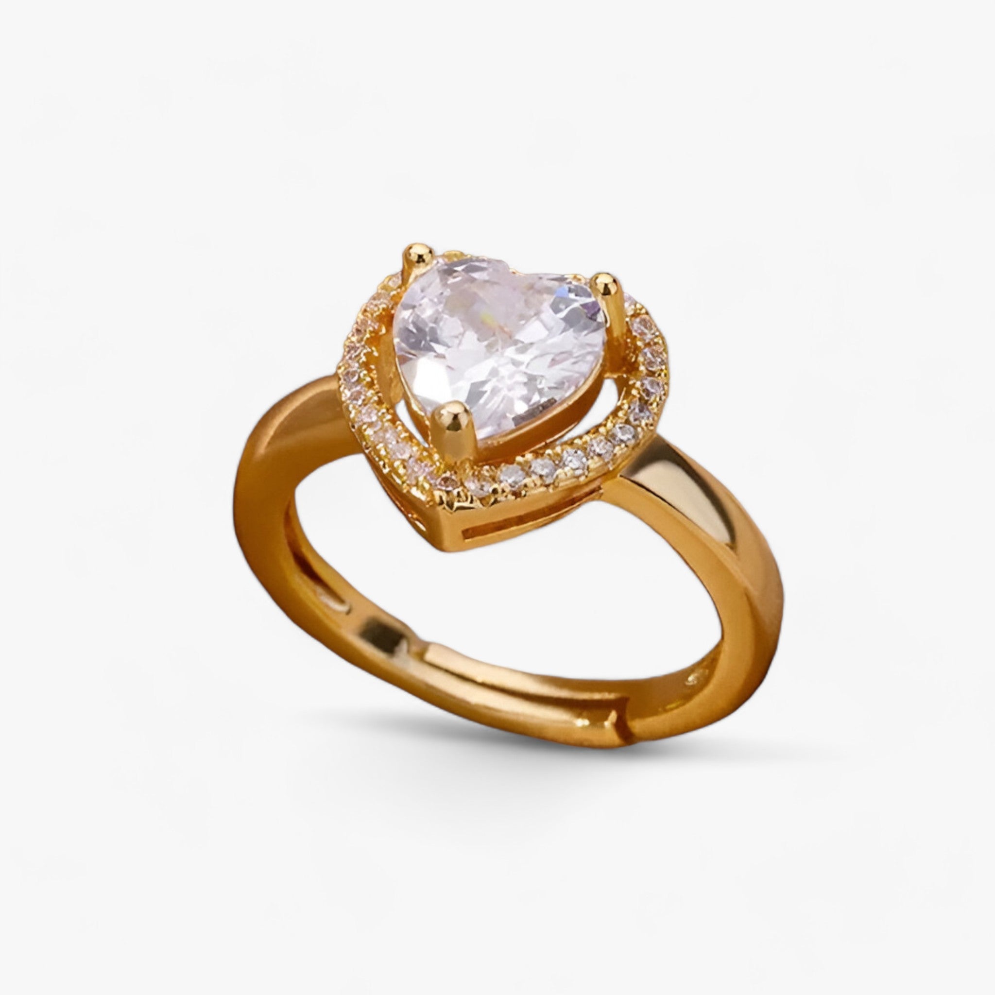 AMORE | Hjertering - Romantisk Dragkraft - Guld - women's fashion - {{ product_tags }
