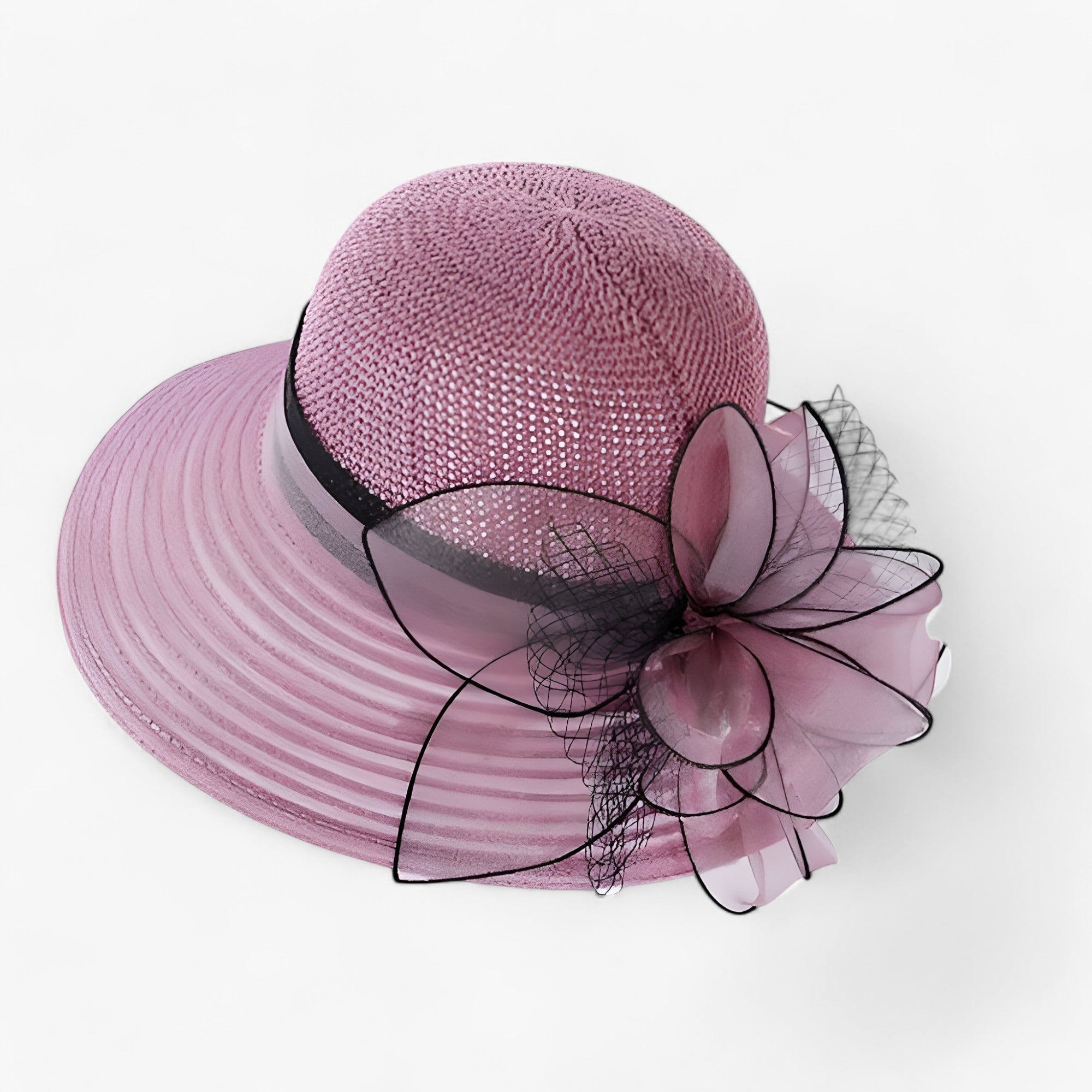 LUNA | Stilet damehat - Bred skygge for solbeskyttelse - Lilla - women's fashion - {{ product_tags }