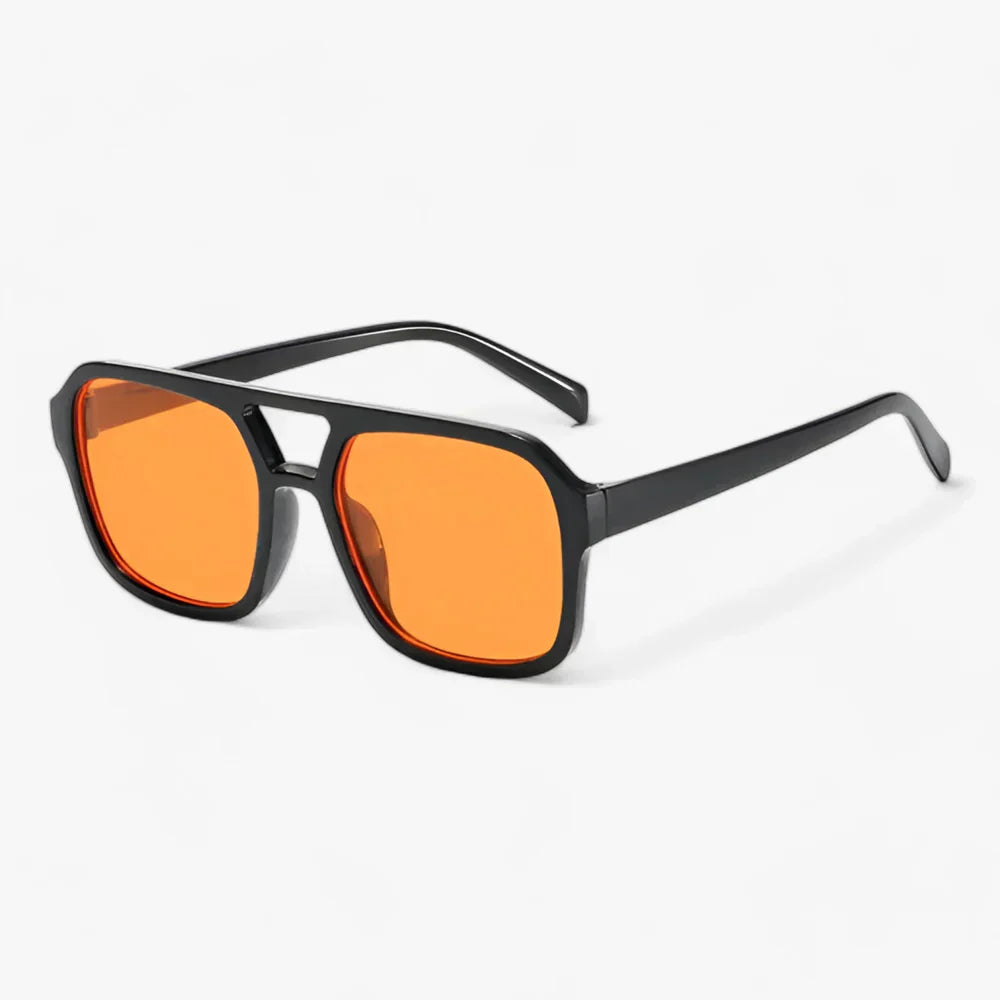 ICONIC | Vintage-Firkantede solbriller - Orange - men's fashion - {{ product_tags }