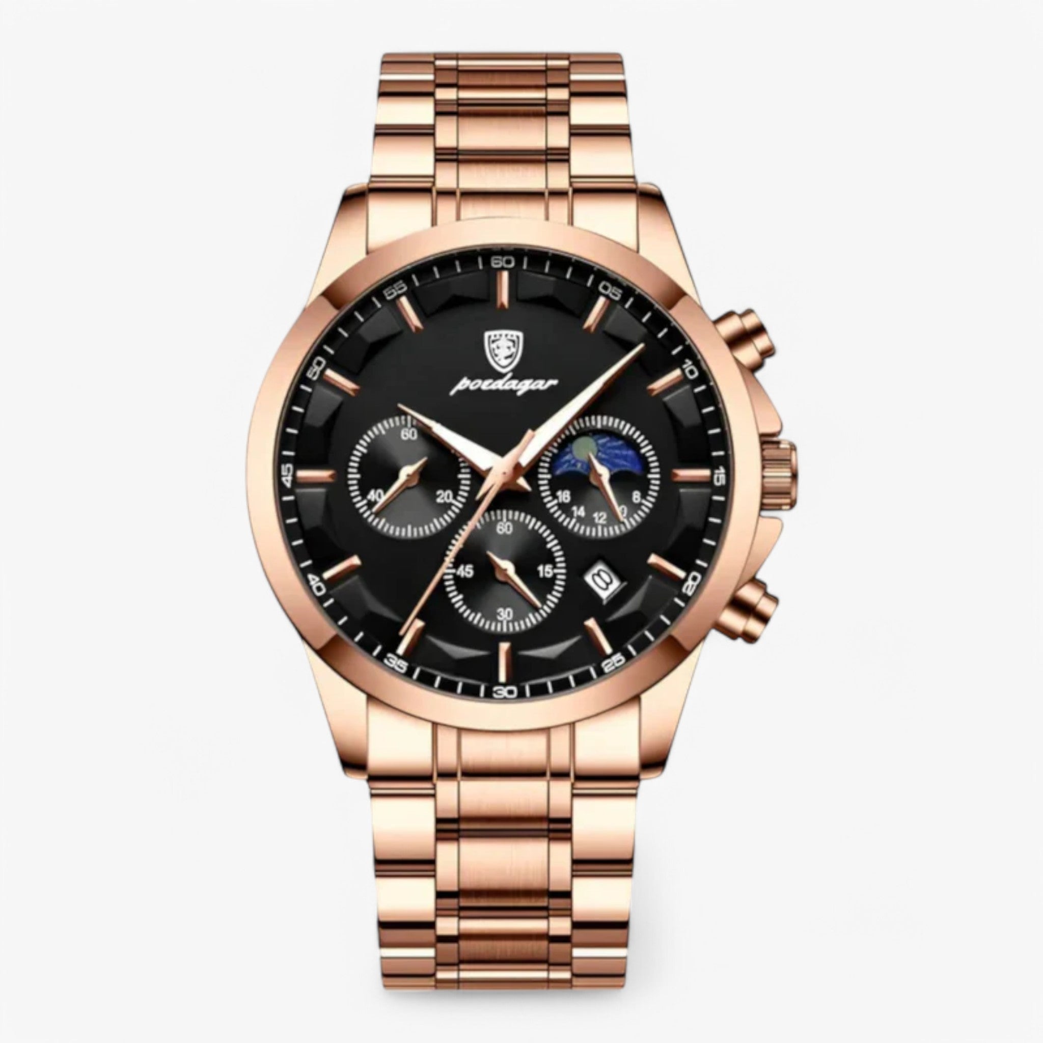 Alexander | Luksusur til mænd - Sort rosaguld - watches - {{ product_tags }