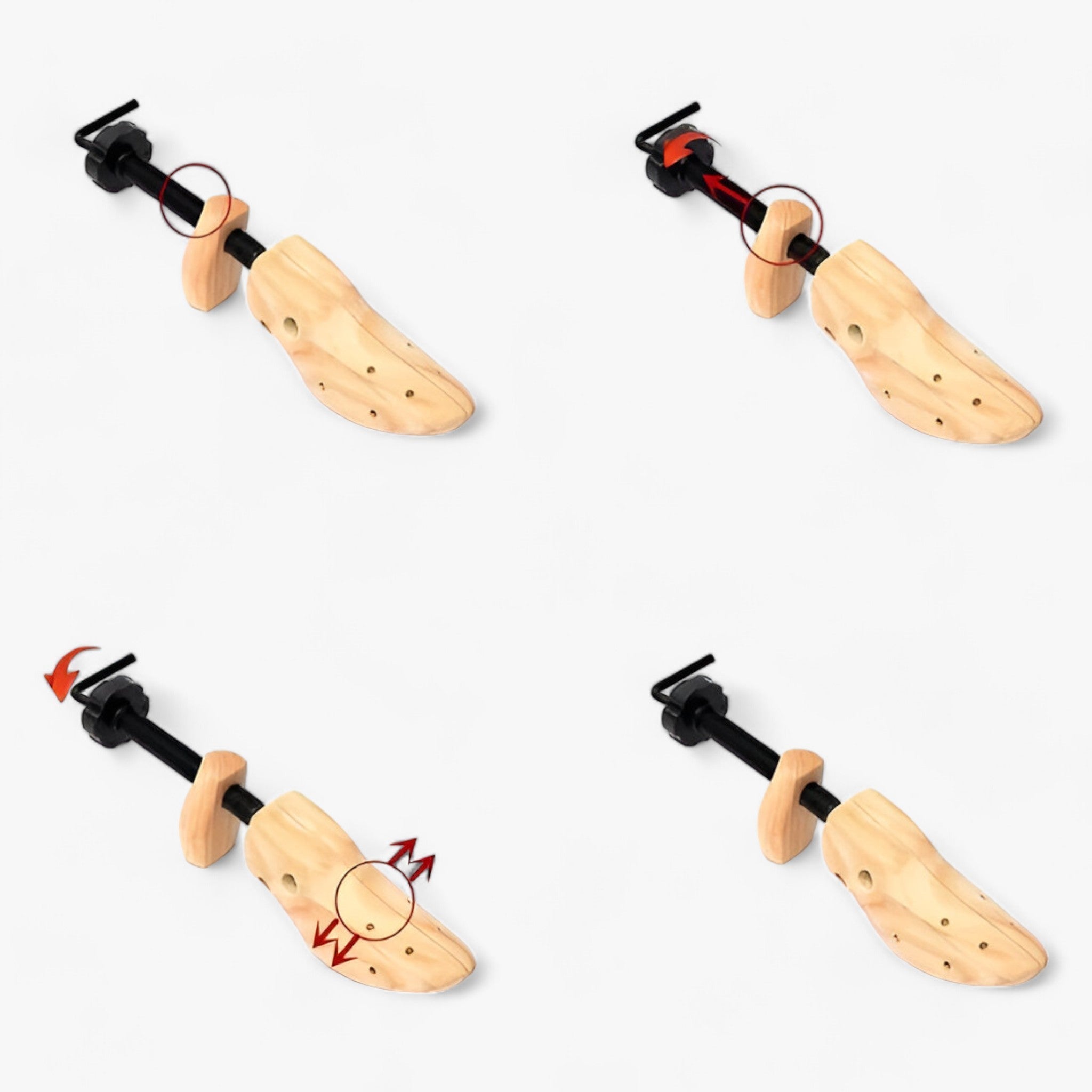 Skoforlænger - Justerbar skoforlænger - Juster dine sko komfortabelt - - Skoforlænger - Justerbar skoforlænger - Juster dine sko komfortabelt- €25 - {{ product_tags }