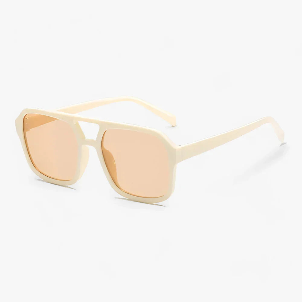 ICONIC | Vintage-Firkantede solbriller - Beige - men's fashion - {{ product_tags }