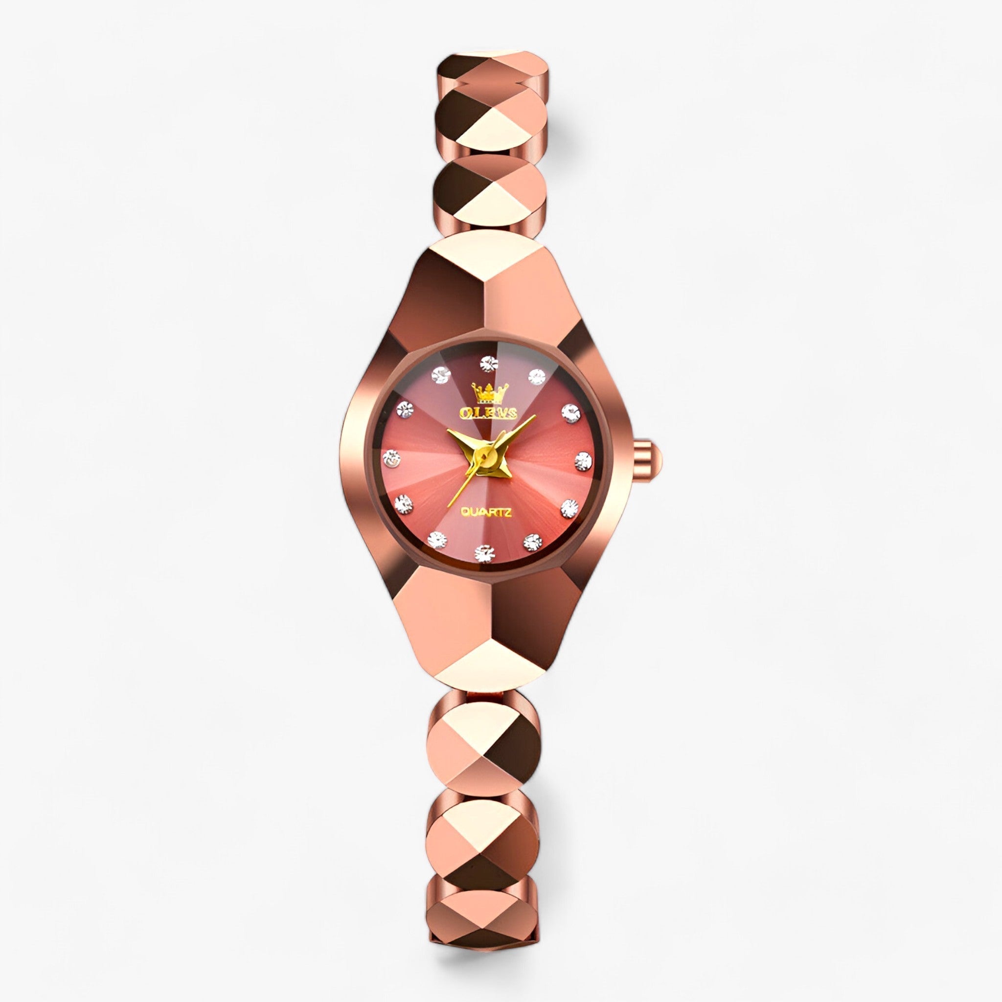IDA | Moderigtigt kvartsur - Stilfuld og funktionel accessory - Rosa - watches - {{ product_tags }