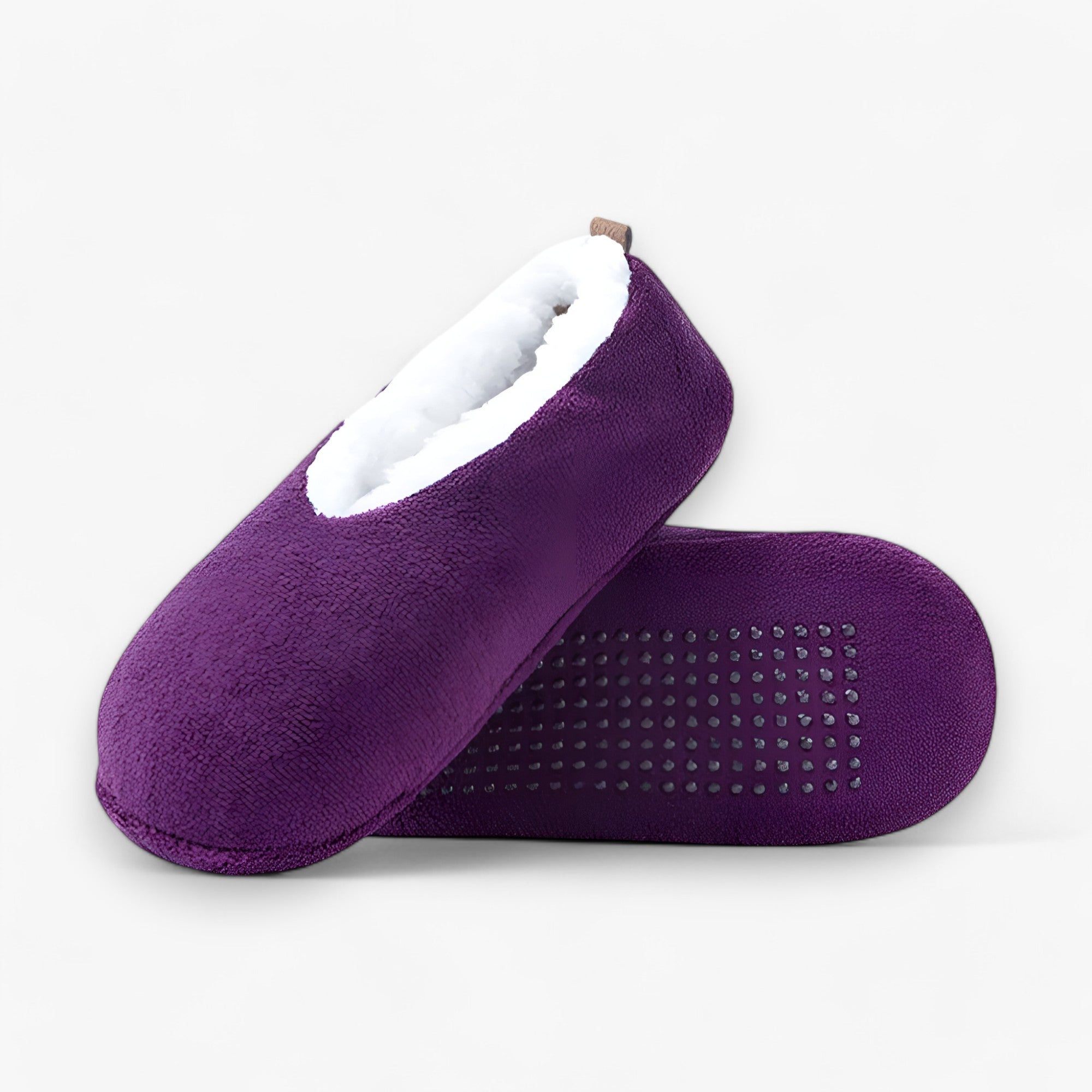 Jaime | Behagelige Sokkestrømper - Rutsjefri Komfort - 1 par Lilla - winter - {{ product_tags }