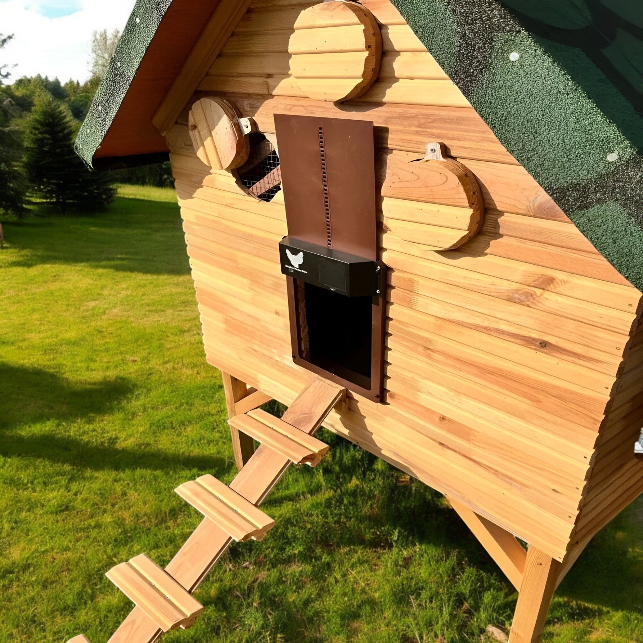 Automatisk Hønselem til Hønsehus | Sikker og Tidsbesparende Løsning til Fjerkræ - - house & garden - {{ product_tags }
