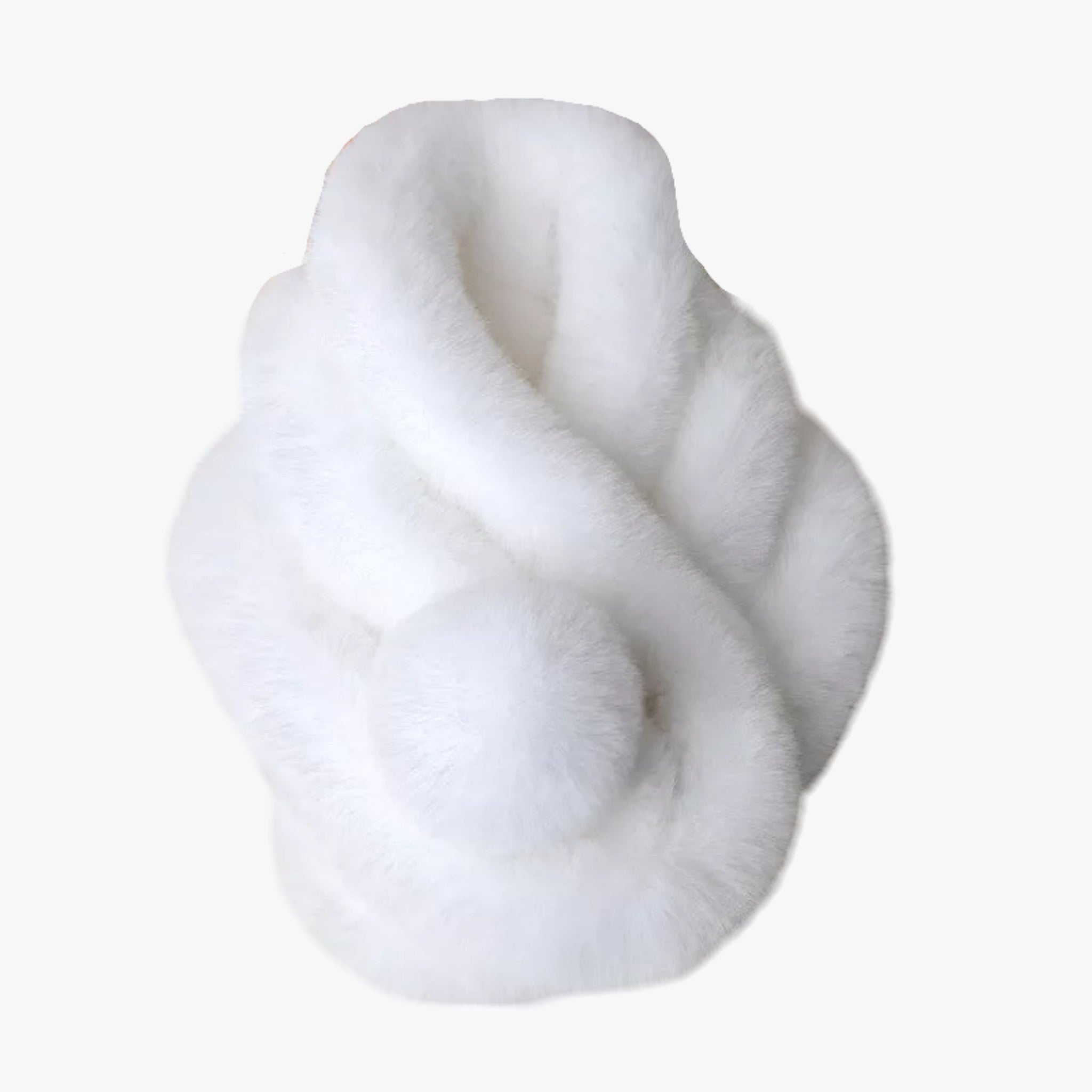 Fiona | Snøskala af kaninpels Efterår-Vinter - Komfortabel og elegant varme - Hvid 60-80cm - women's fashion - {{ product_tags }