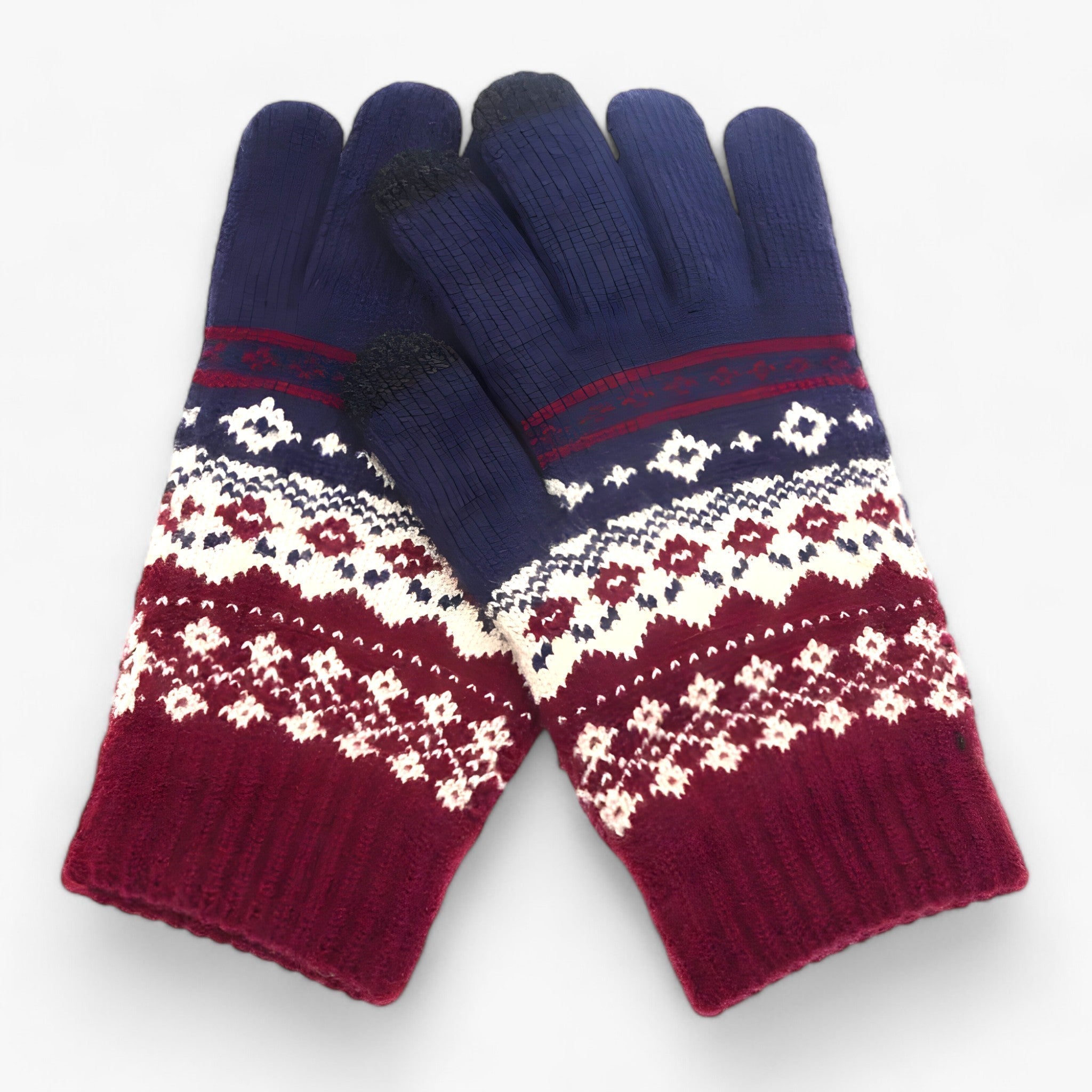 Casey | Plastikhandsker - Helfingersnit og grebsliste til vinteren - Style 2 marine En størrelse - winter - {{ product_tags }
